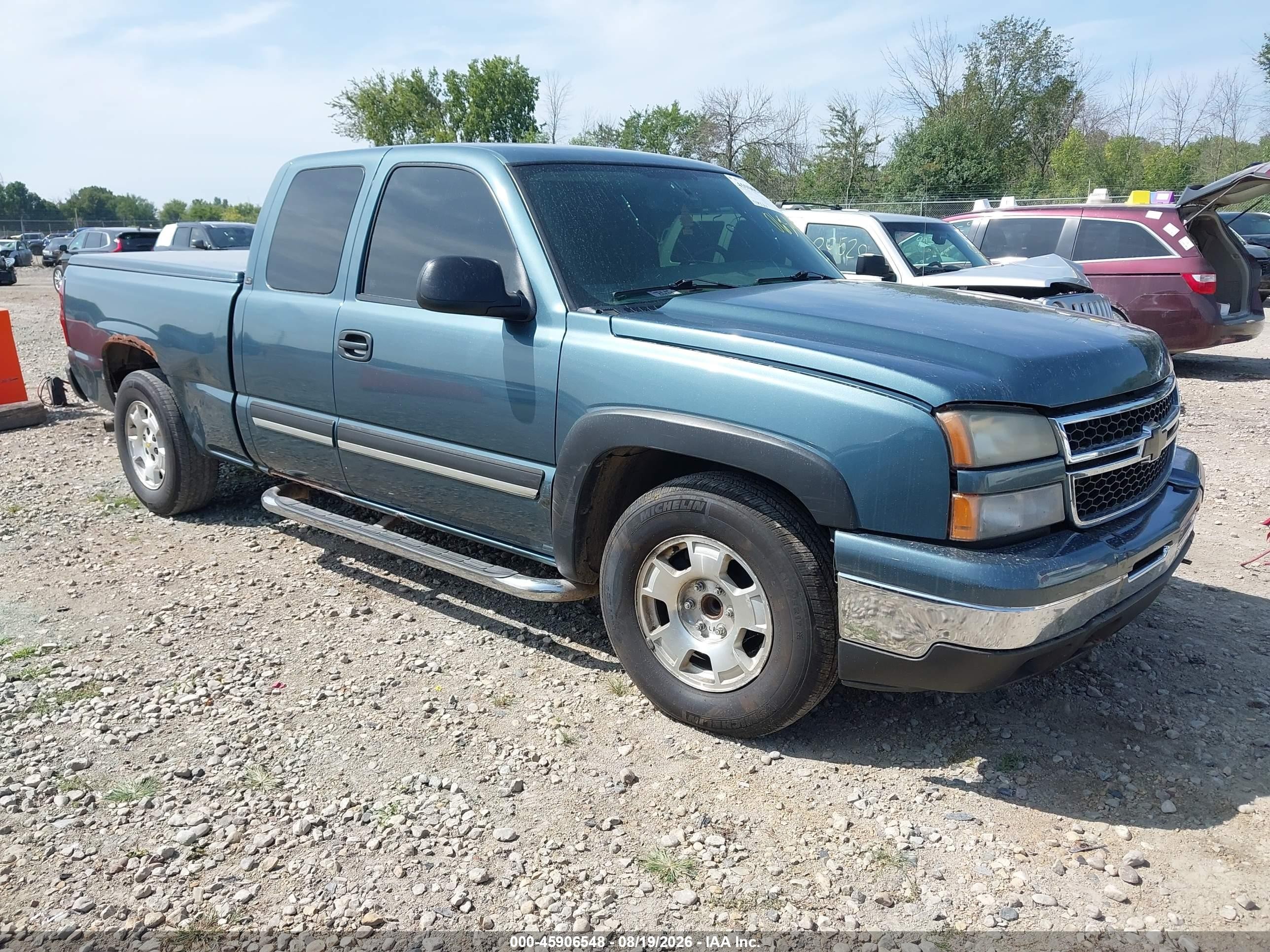 2007 Chevrolet Silverado 1500 Classic Lt1 Light Blue vin: 1GCEC19ZX7Z101024