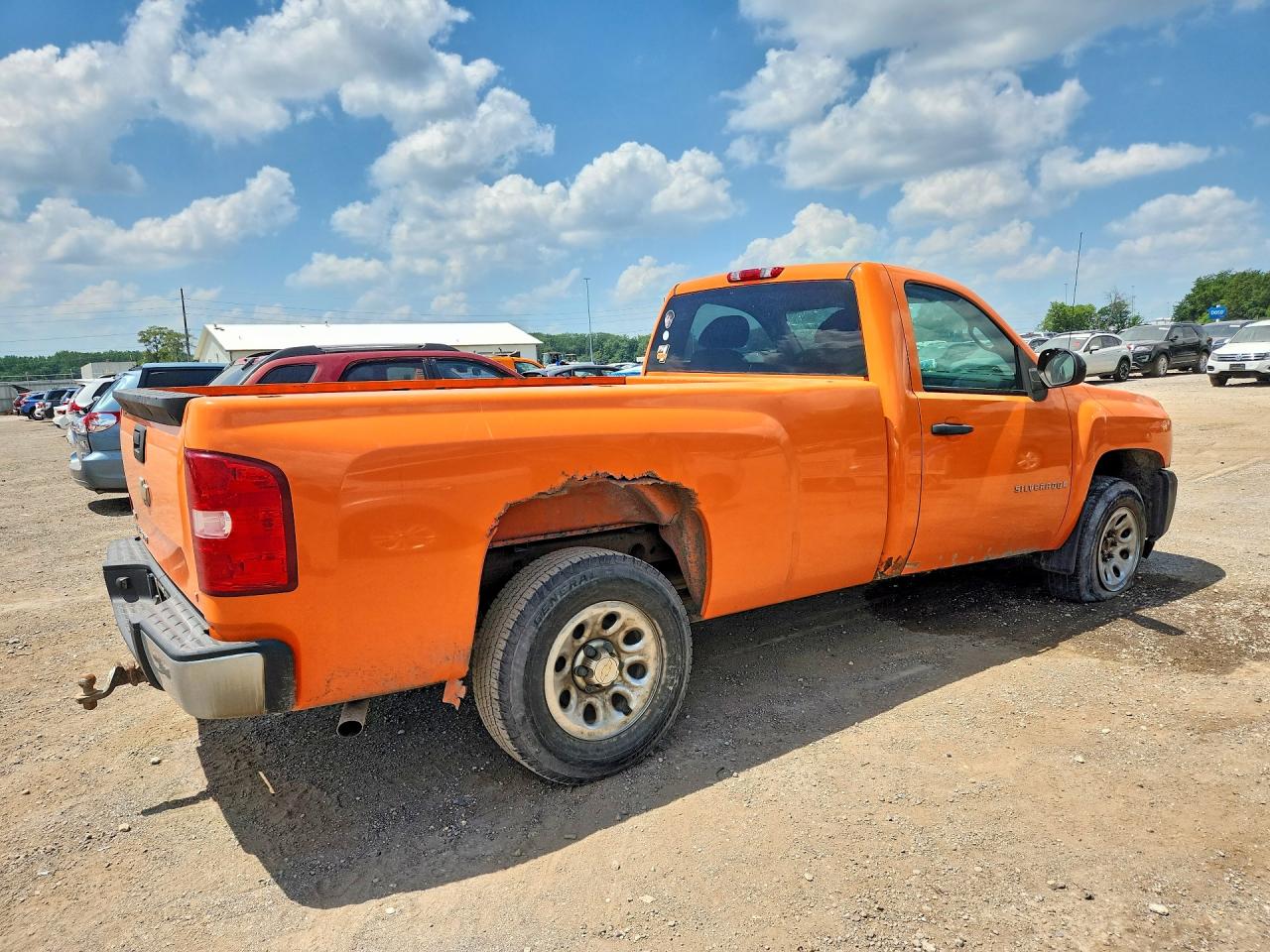 2009 Chevrolet Silverado C1500 Lt Orange vin: 1GCEC24029Z185518