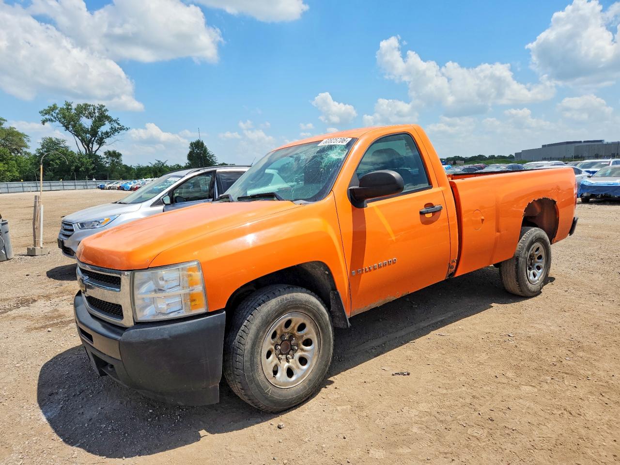 2009 Chevrolet Silverado C1500 Lt Orange vin: 1GCEC24029Z185518