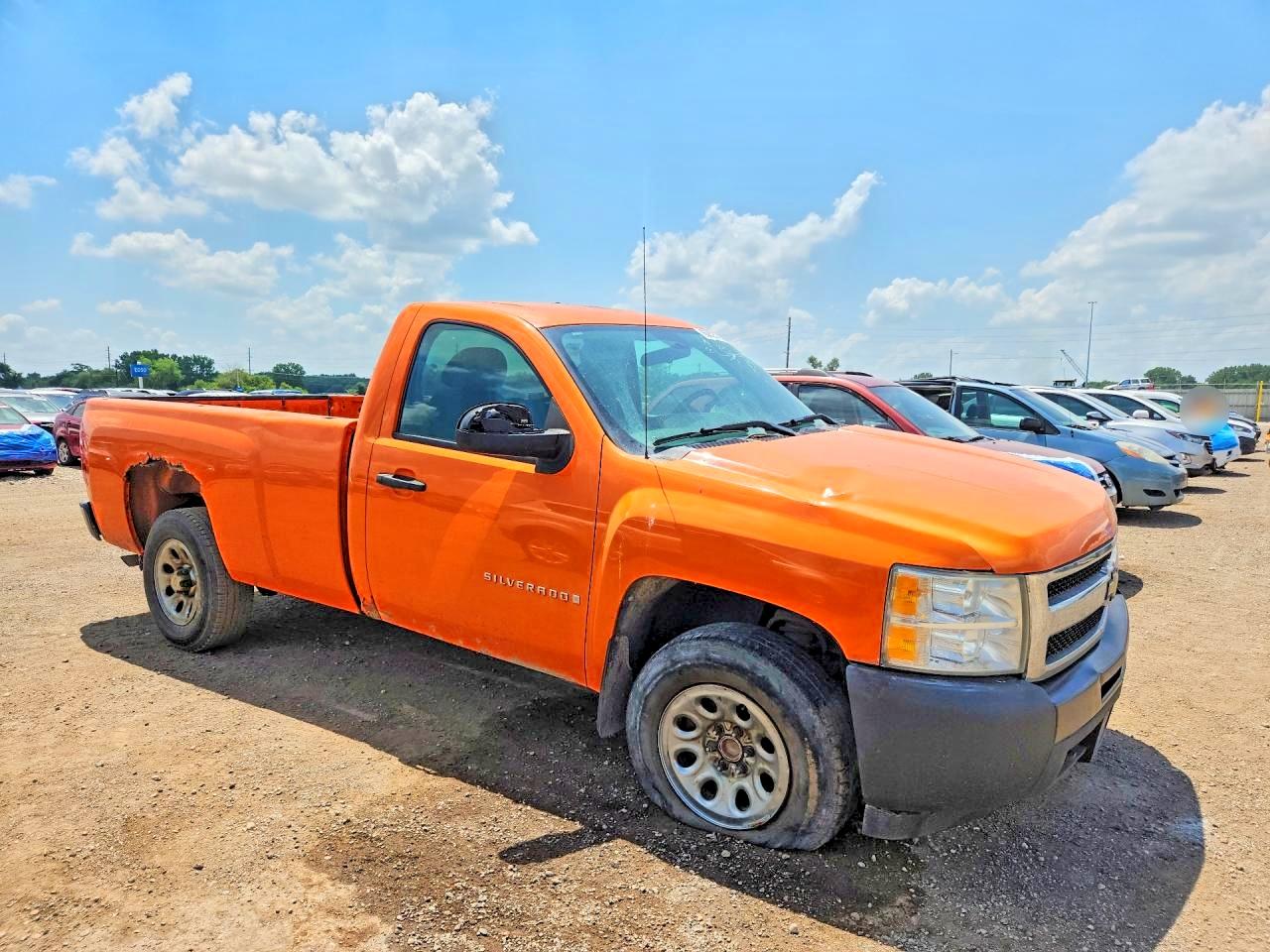2009 Chevrolet Silverado C1500 Lt Orange vin: 1GCEC24029Z185518