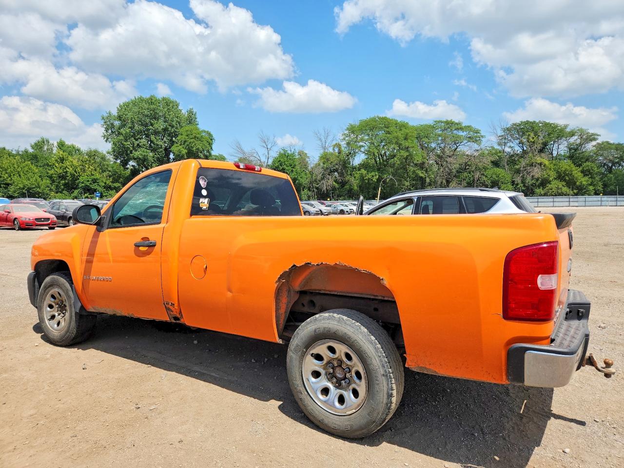 2009 Chevrolet Silverado C1500 Lt Orange vin: 1GCEC24029Z185518