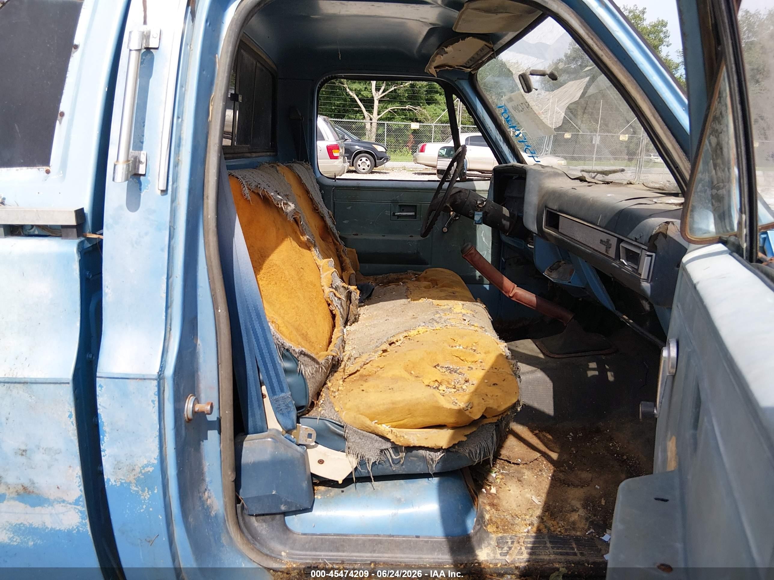 1986 Chevrolet C20   Синий vin: 1GCEC24H7GF337054