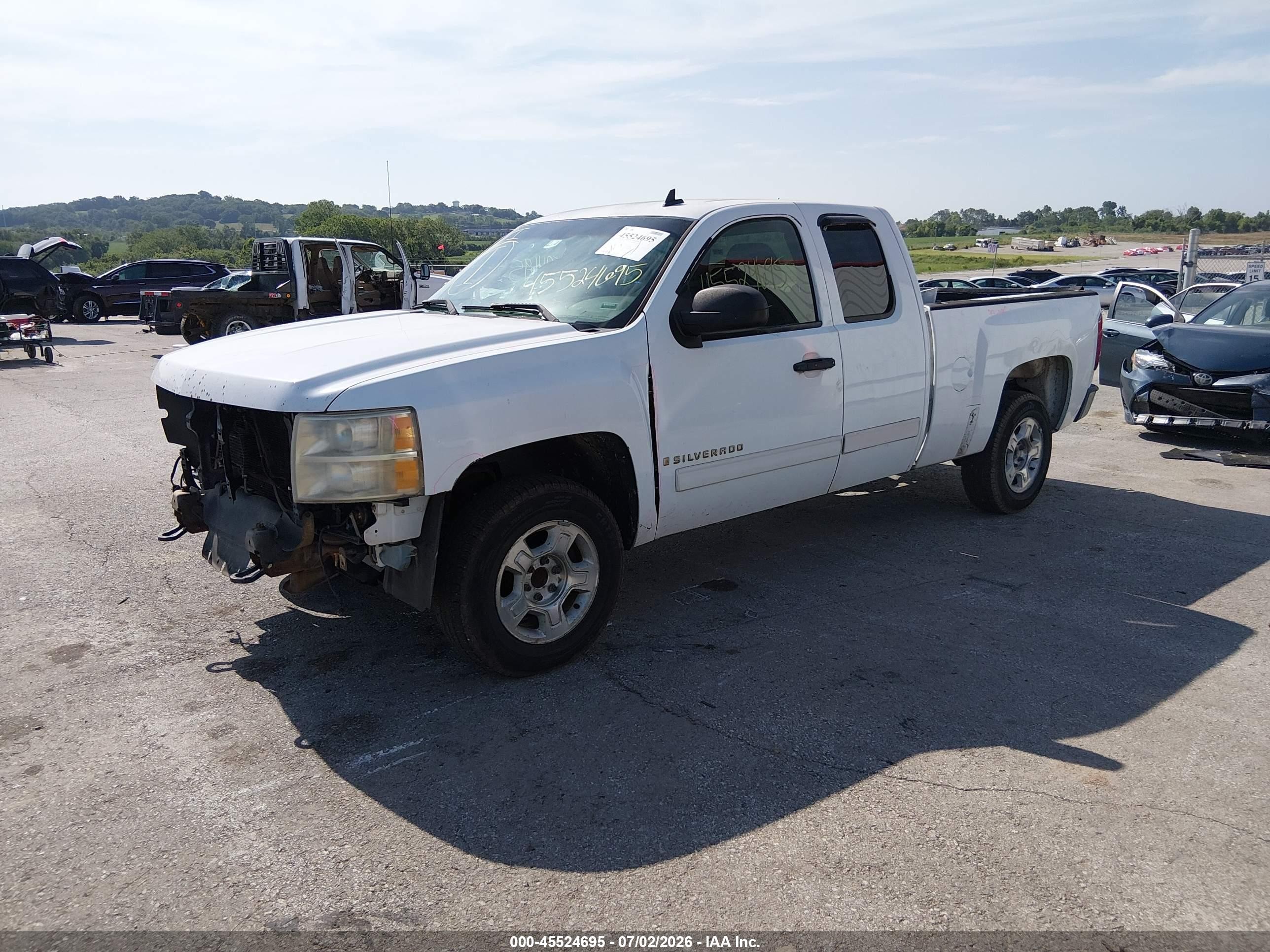 2009 Chevrolet Silverado 1500 Lt White vin: 1GCEC29019Z103545