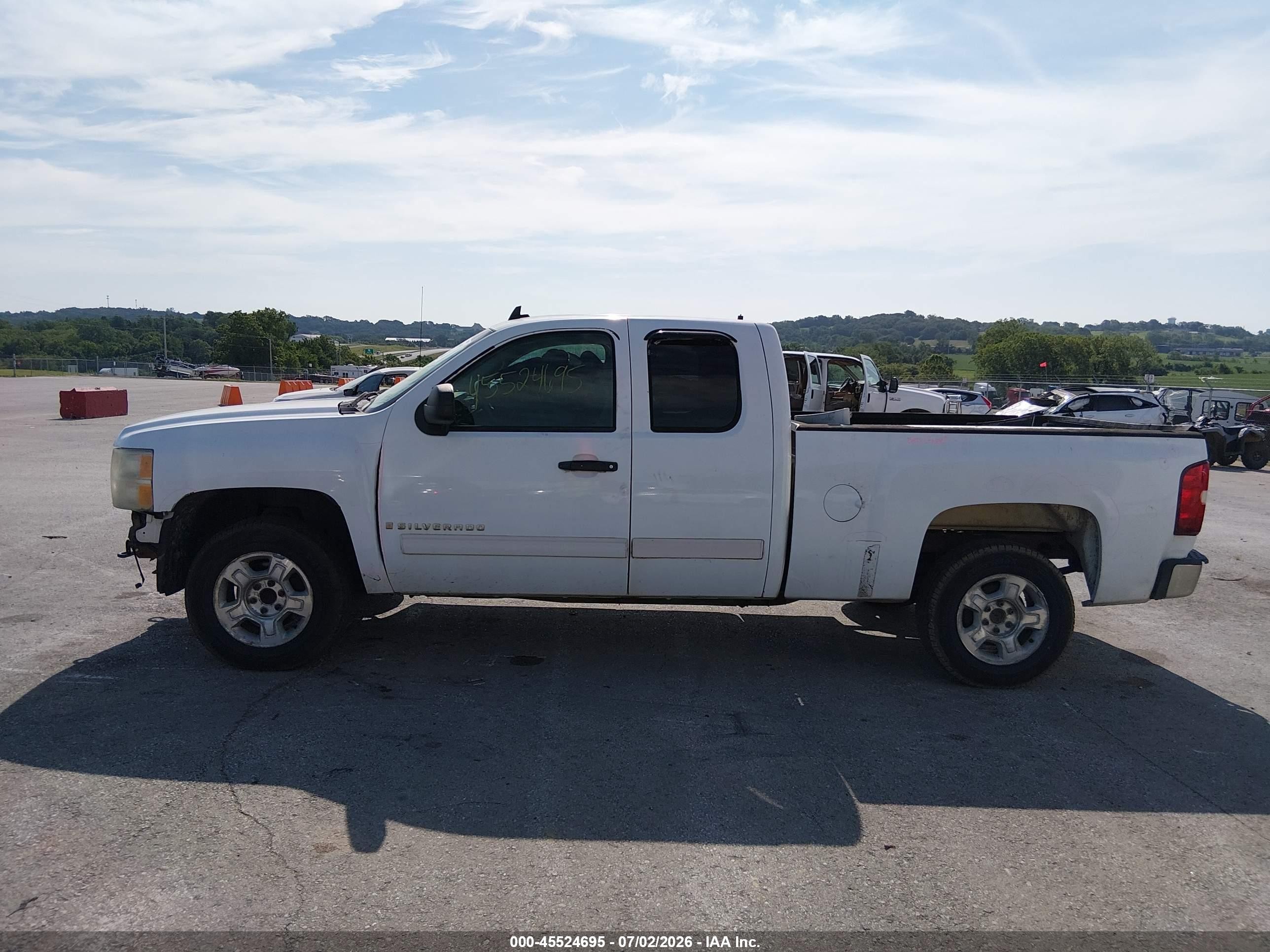 2009 Chevrolet Silverado 1500 Lt White vin: 1GCEC29019Z103545