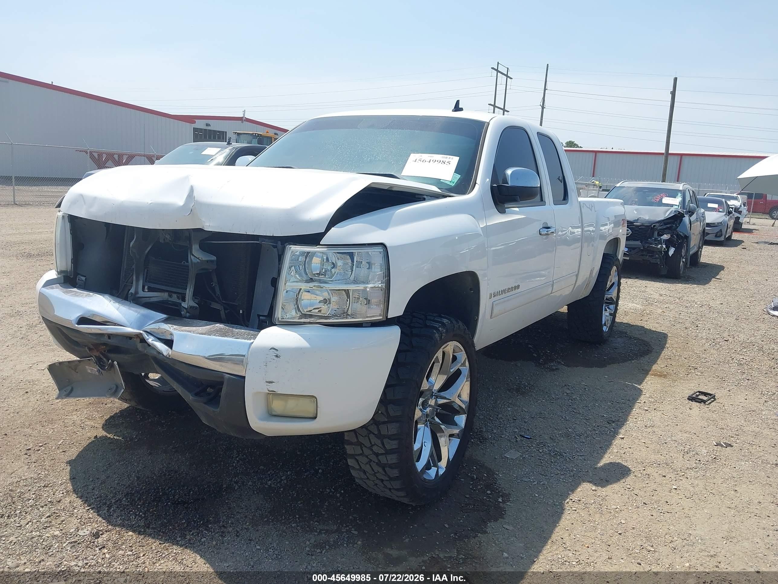 2009 Chevrolet Silverado 1500 Lt White vin: 1GCEC29029Z147571