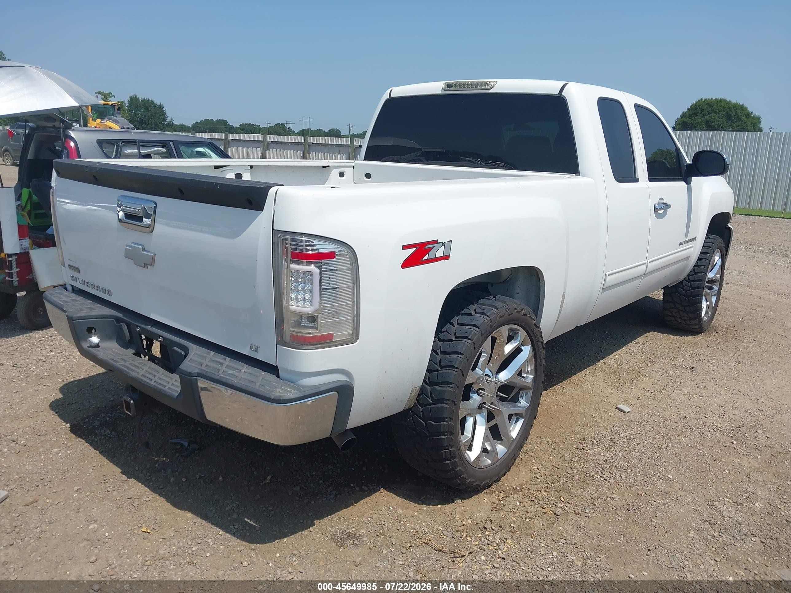 2009 Chevrolet Silverado 1500 Lt White vin: 1GCEC29029Z147571