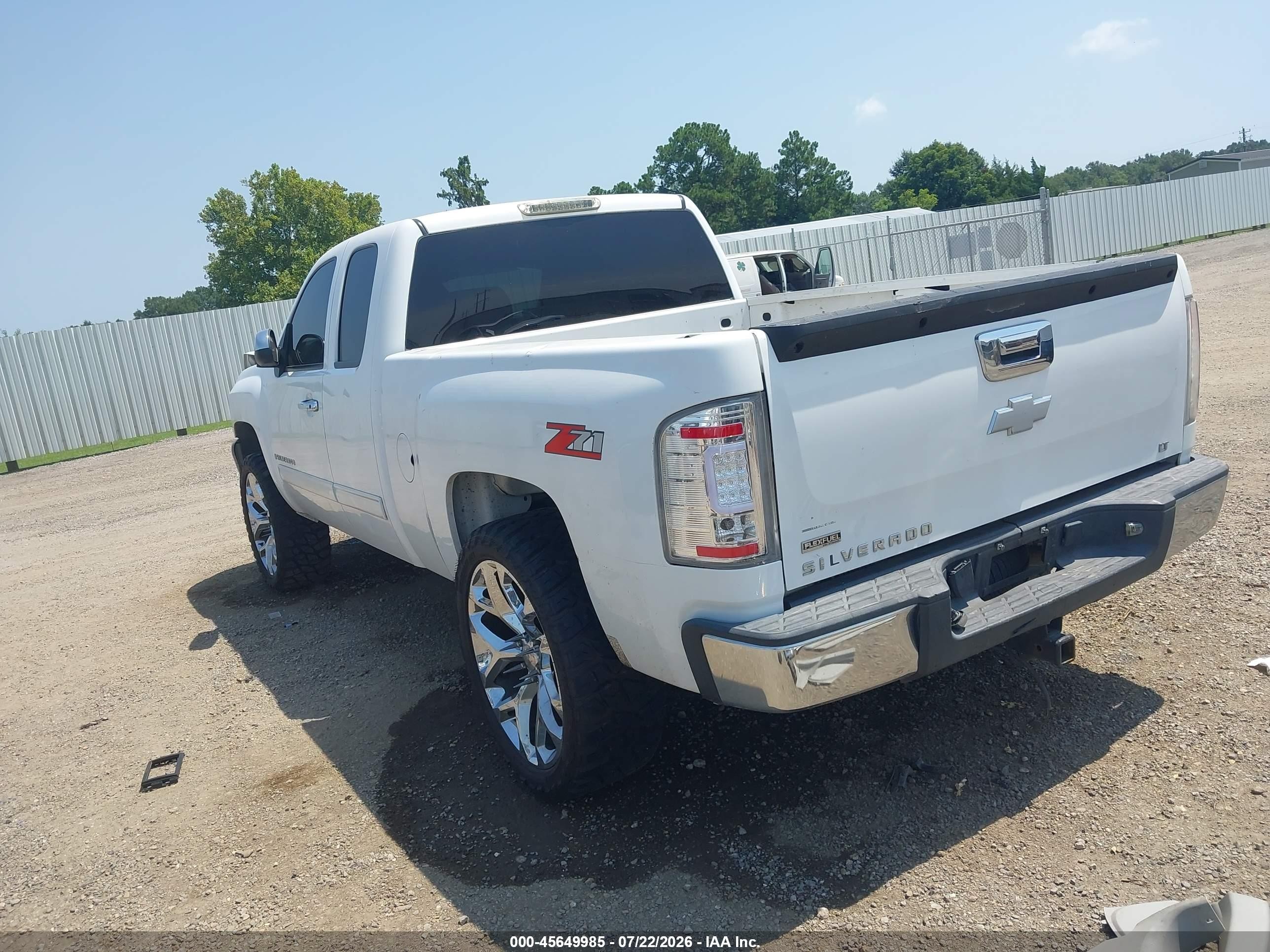 2009 Chevrolet Silverado 1500 Lt White vin: 1GCEC29029Z147571