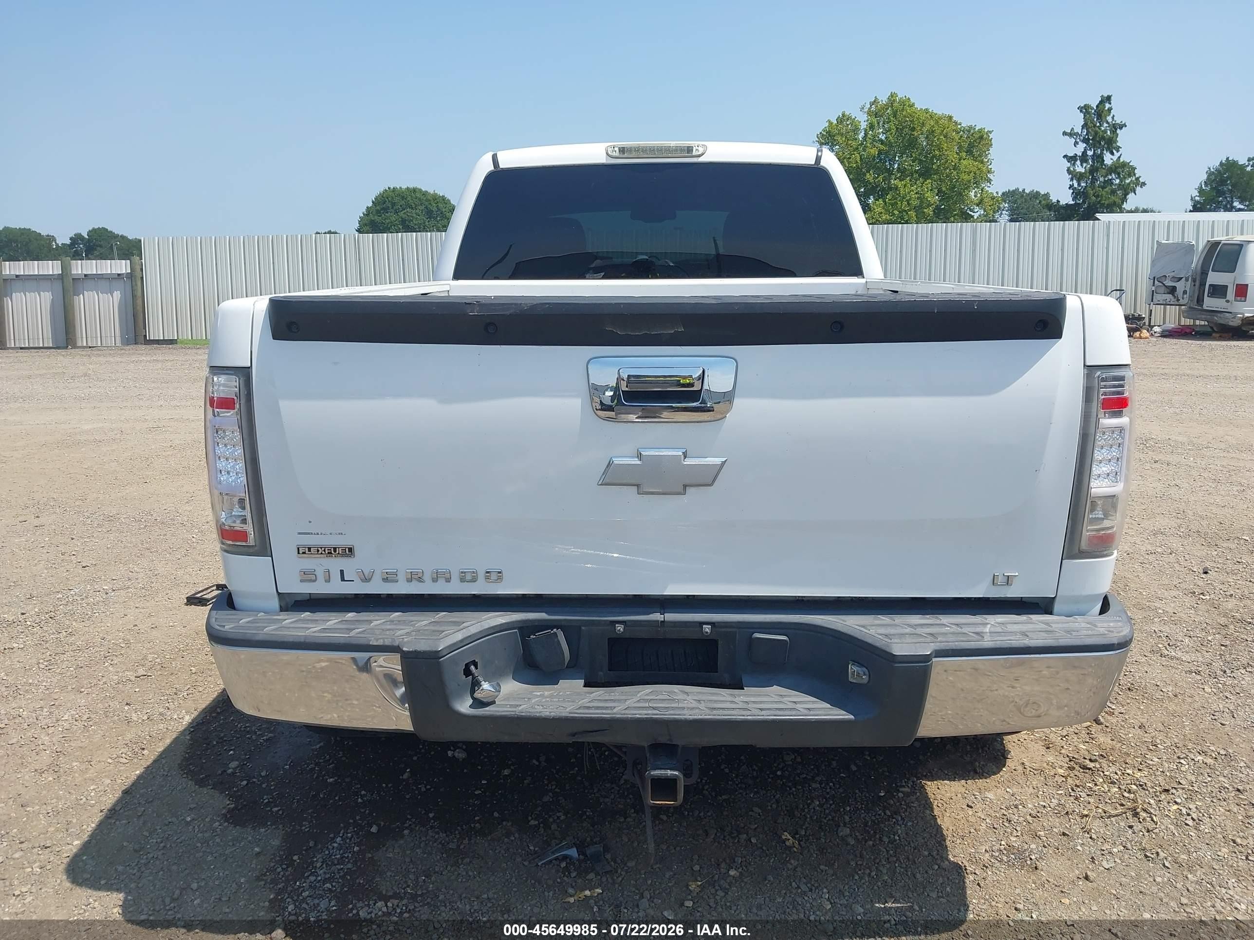 2009 Chevrolet Silverado 1500 Lt White vin: 1GCEC29029Z147571