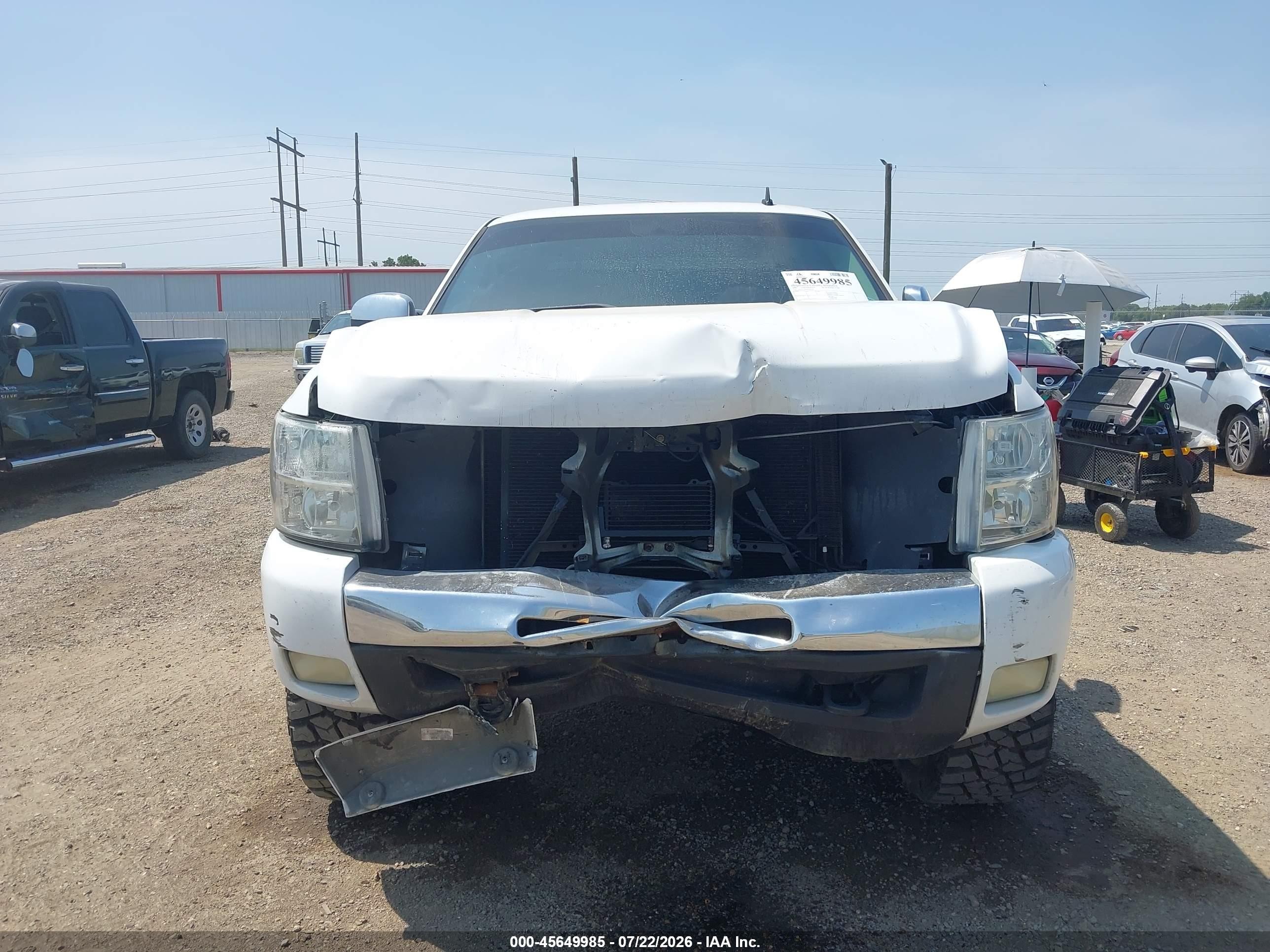 2009 Chevrolet Silverado 1500 Lt White vin: 1GCEC29029Z147571
