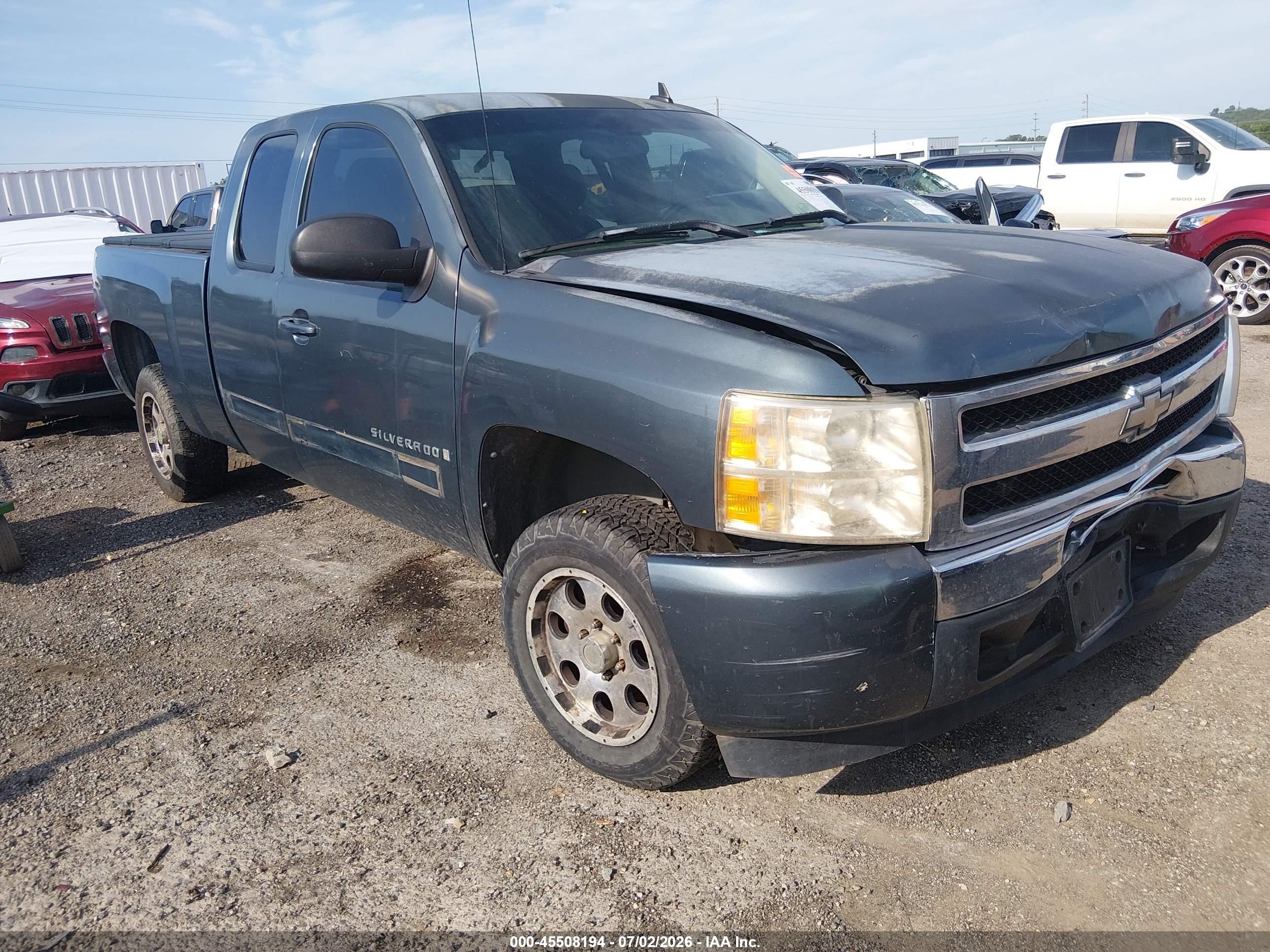 2009 Chevrolet Silverado 1500 Lt Gray vin: 1GCEC29069Z270872