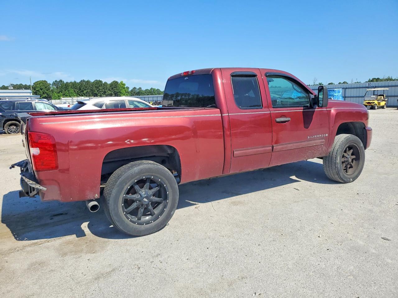 2009 Chevrolet Silverado C1500 Lt Burgundy vin: 1GCEC29079Z154015
