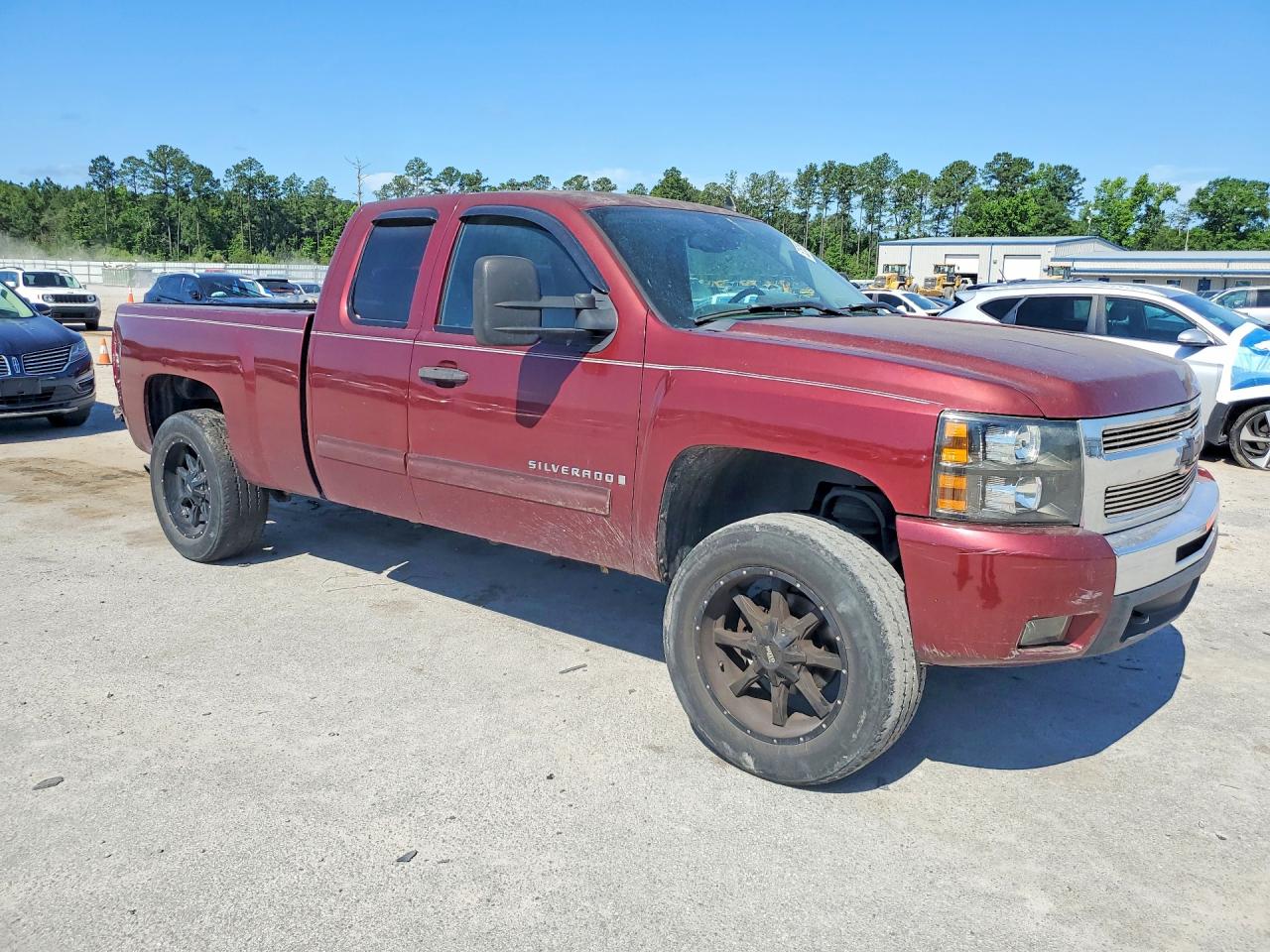 2009 Chevrolet Silverado C1500 Lt Burgundy vin: 1GCEC29079Z154015