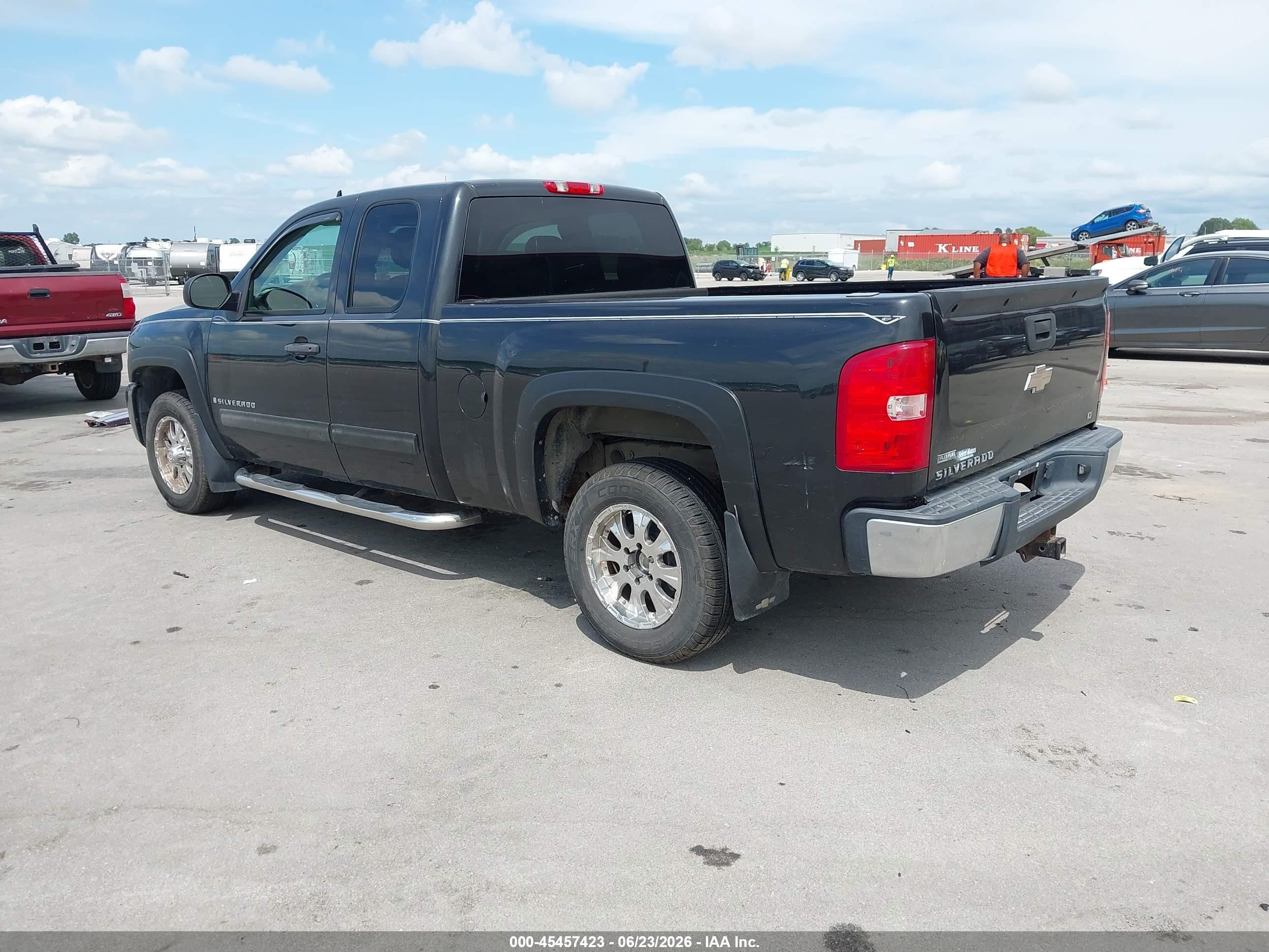 2009 Chevrolet Silverado 1500 Lt Black vin: 1GCEC29089Z113442