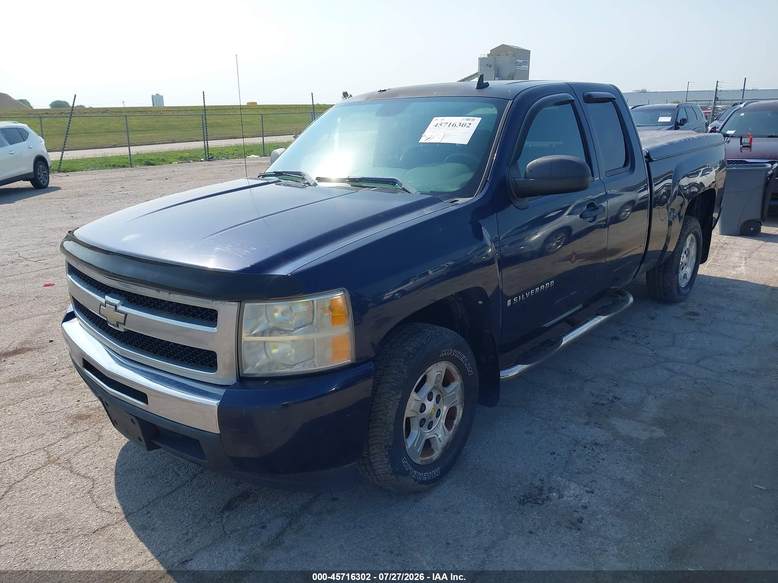 2009 Chevrolet Silverado 1500 Lt Dark Blue vin: 1GCEC29099Z231001