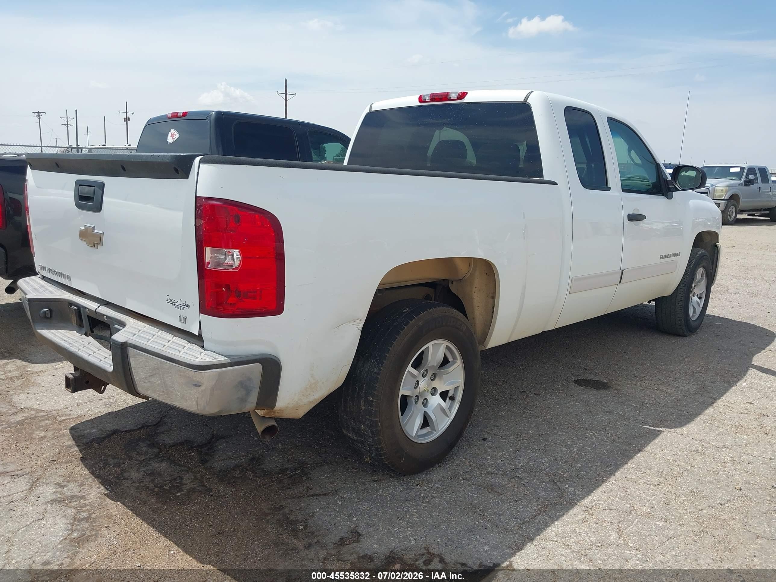 2009 Chevrolet Silverado 1500 Lt White vin: 1GCEC29J29Z134781