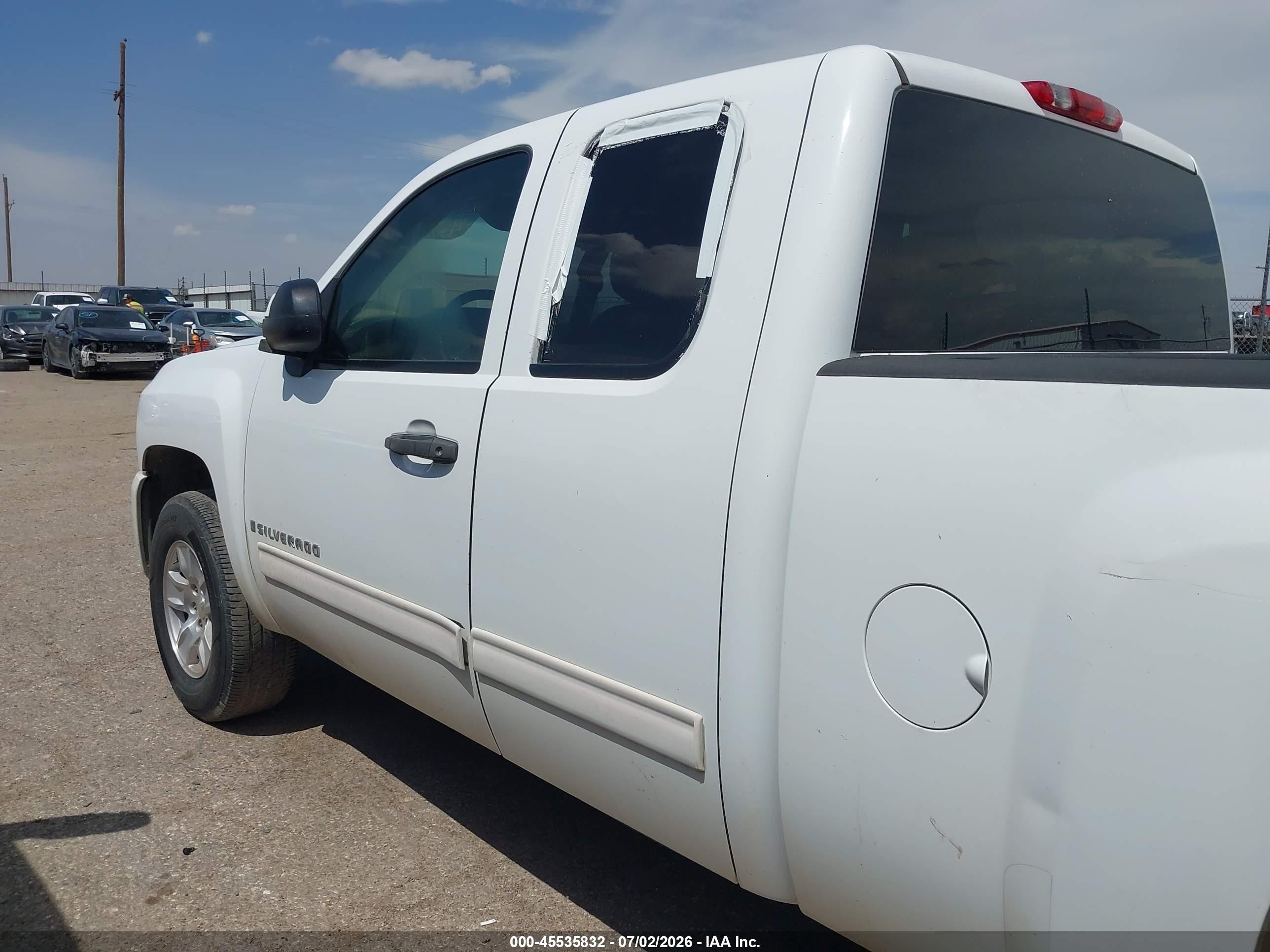 2009 Chevrolet Silverado 1500 Lt White vin: 1GCEC29J29Z134781