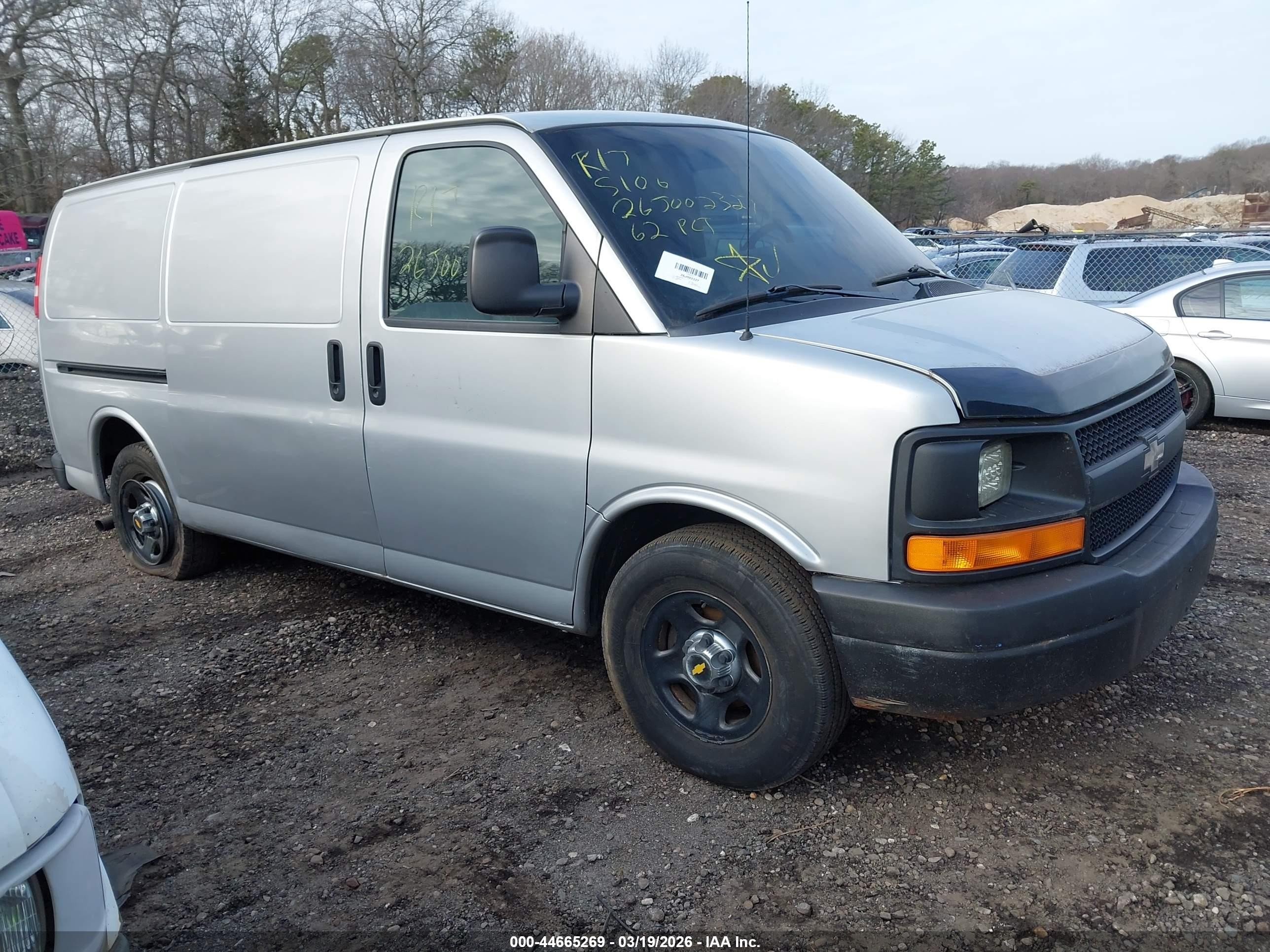 2003 Chevrolet Express   Gray vin: 1GCEG15X931173270