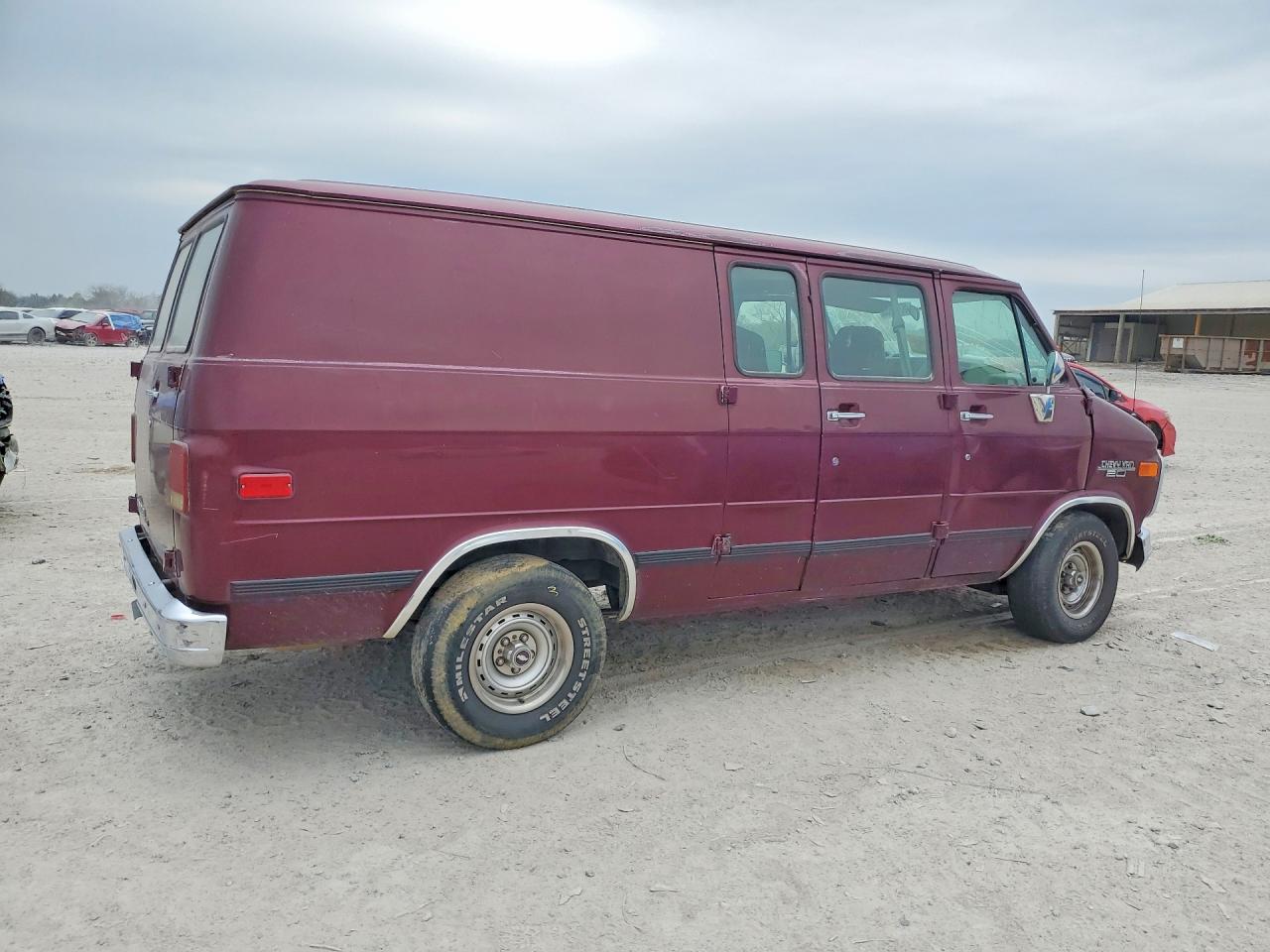 1993 Chevrolet G20 Maroon vin: 1GCEG25K3PF350169