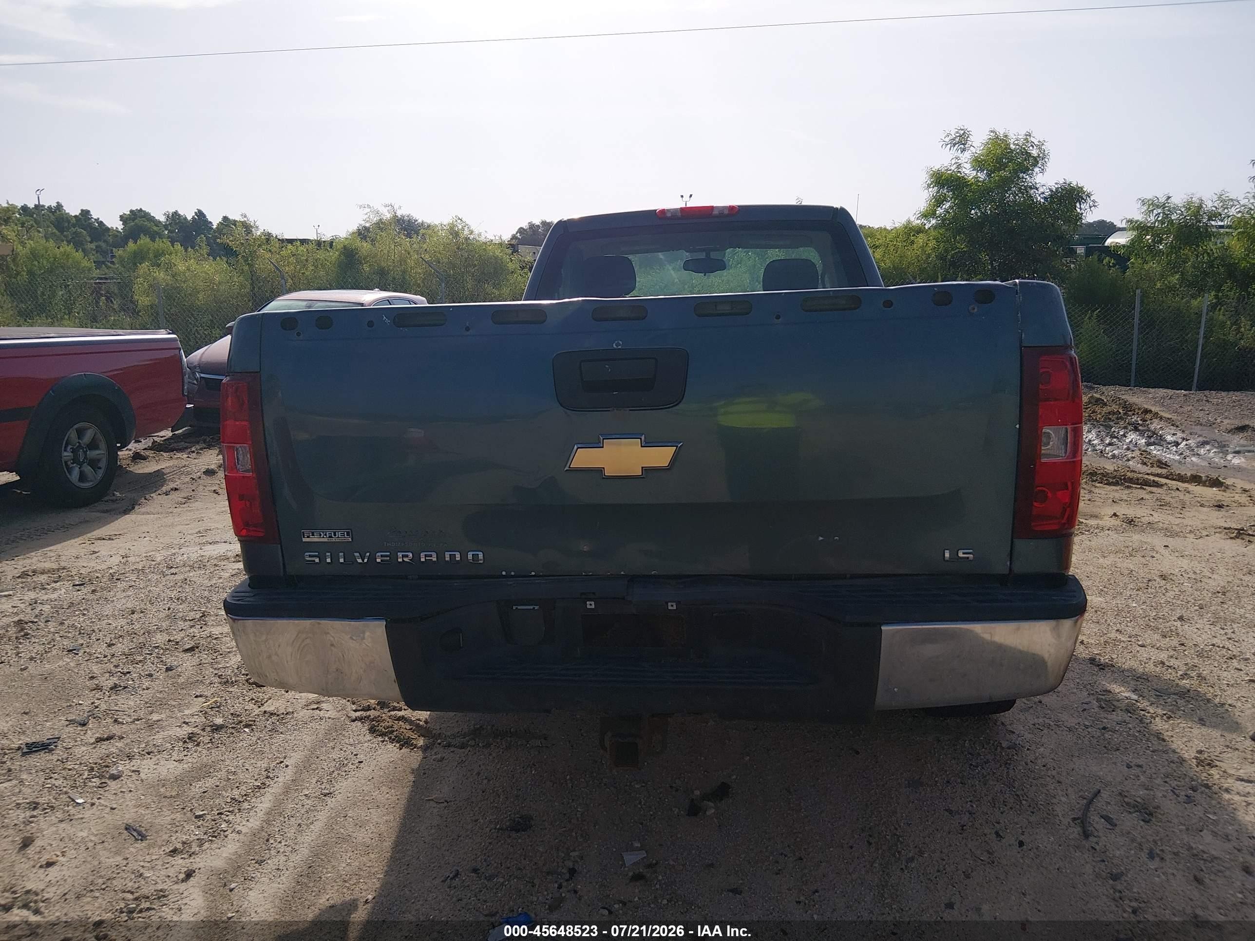 2008 Chevrolet Silverado 1500 Work Truck Blue vin: 1GCEK14018E107380
