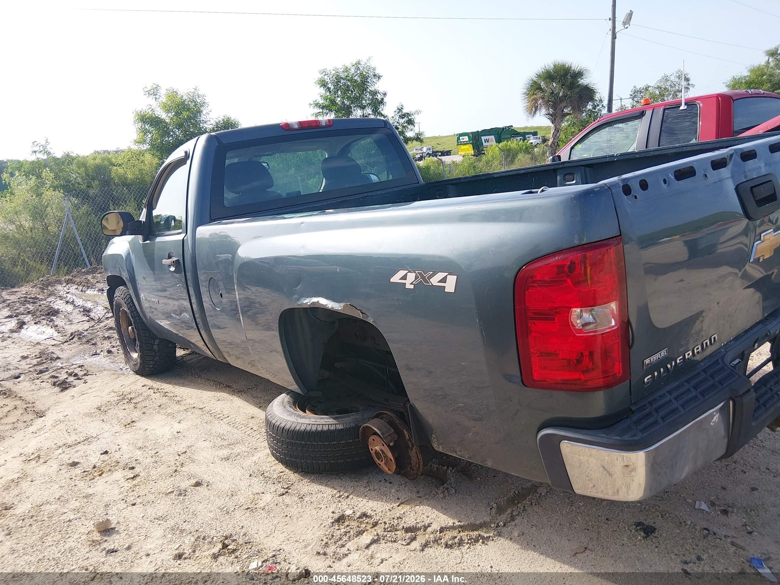 2008 Chevrolet Silverado 1500 Work Truck Blue vin: 1GCEK14018E107380
