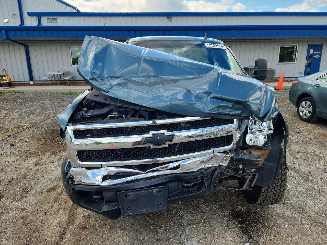 2009 Chevrolet Silverado K1500 Синий vin: 1GCEK14019Z172806