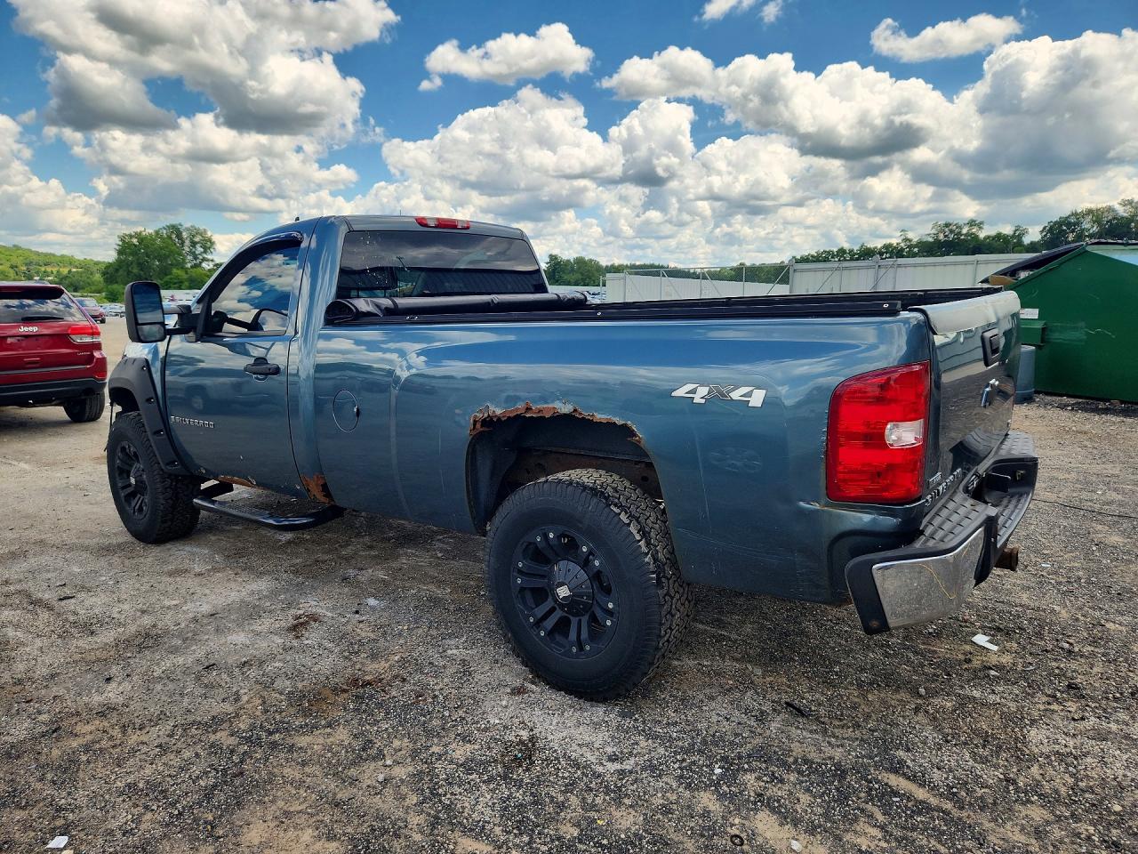 2009 Chevrolet Silverado K1500 Синий vin: 1GCEK14019Z172806