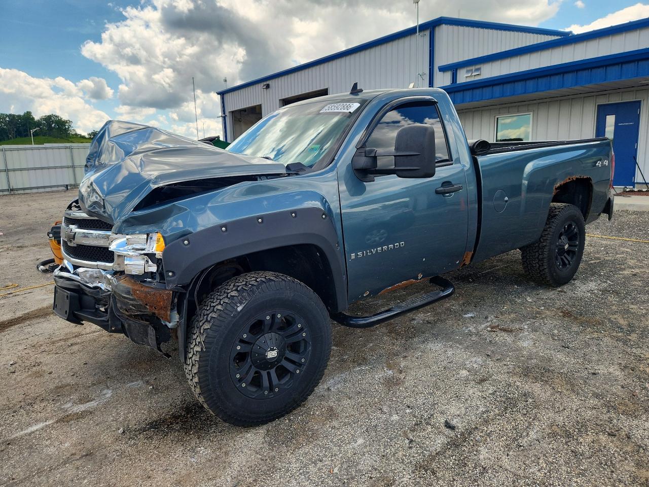 2009 Chevrolet Silverado K1500 Синий vin: 1GCEK14019Z172806