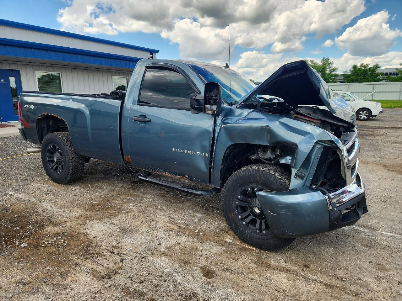 2009 Chevrolet Silverado K1500 Синий vin: 1GCEK14019Z172806