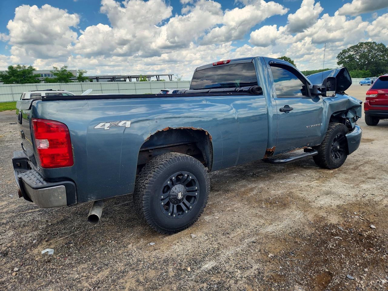 2009 Chevrolet Silverado K1500 Синий vin: 1GCEK14019Z172806