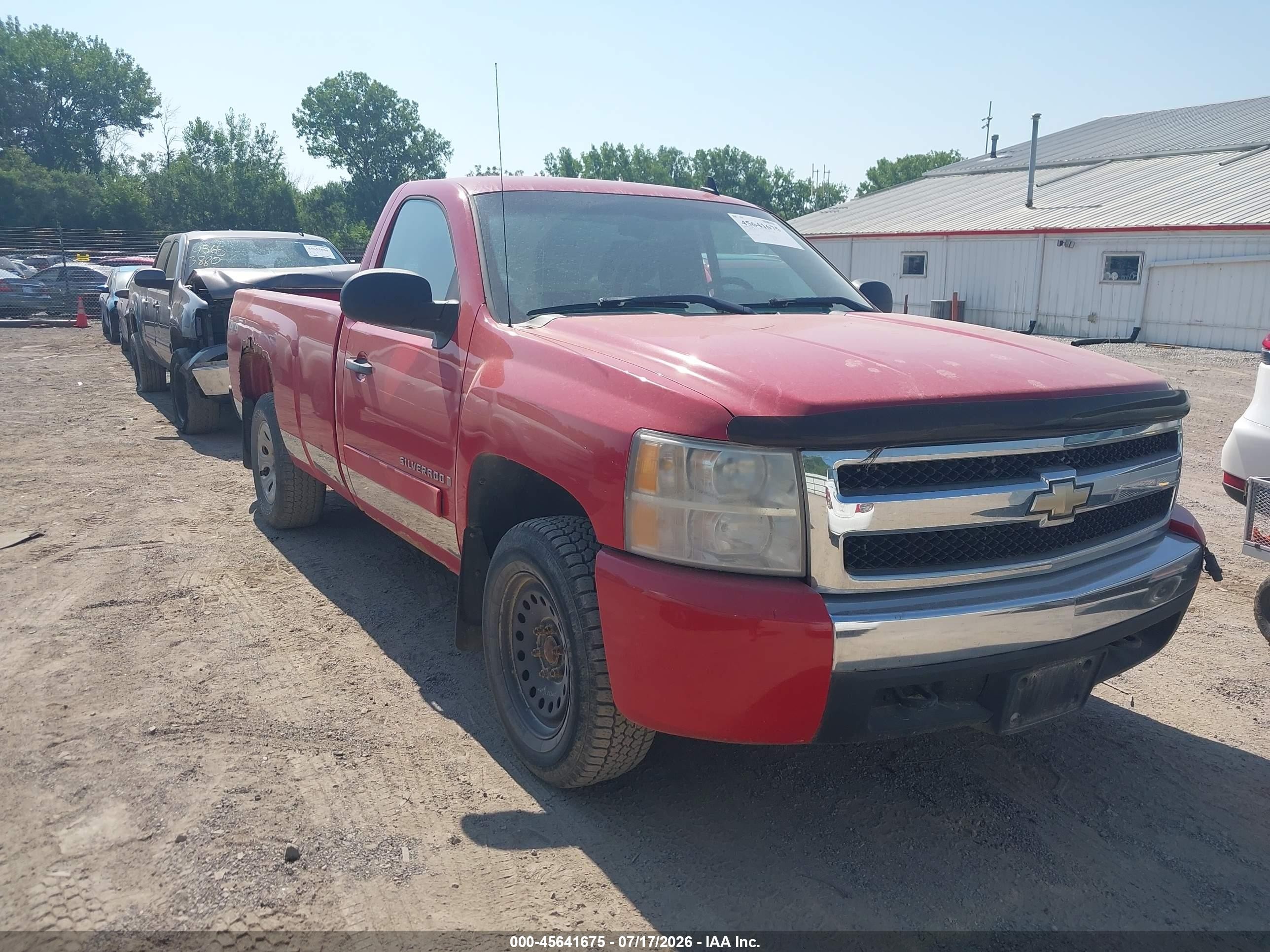 2008 Chevrolet Silverado 1500 Lt1 Red vin: 1GCEK14038Z217436