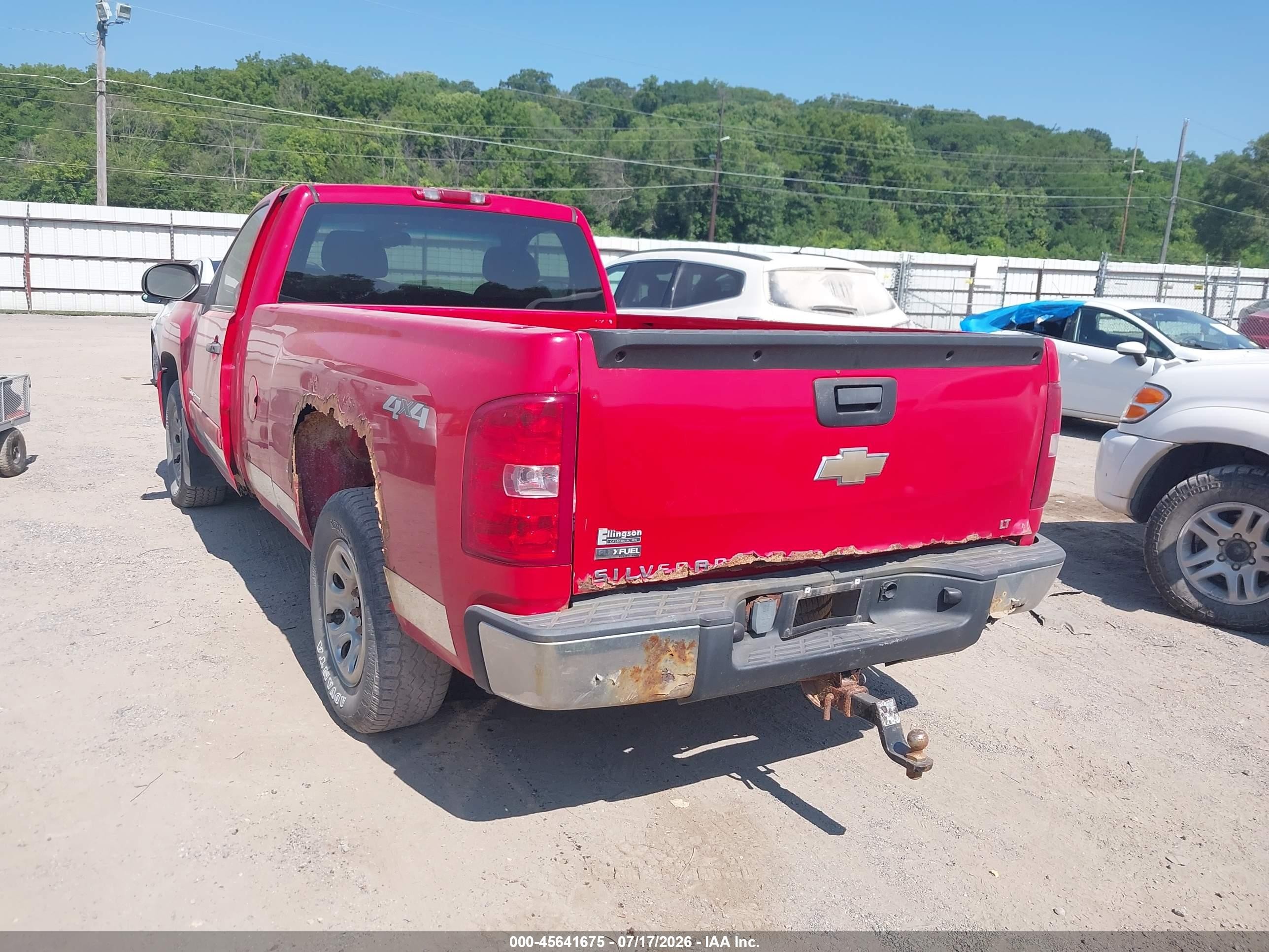 2008 Chevrolet Silverado 1500 Lt1 Red vin: 1GCEK14038Z217436