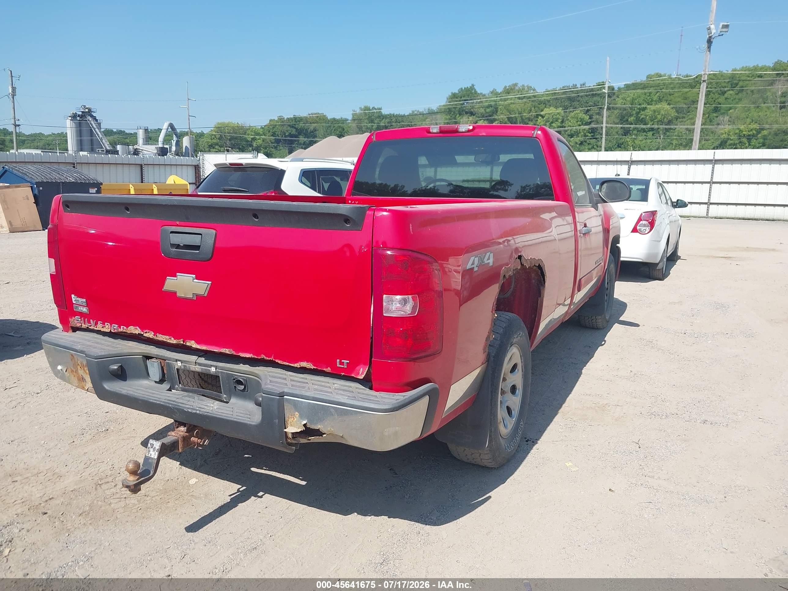 2008 Chevrolet Silverado 1500 Lt1 Red vin: 1GCEK14038Z217436