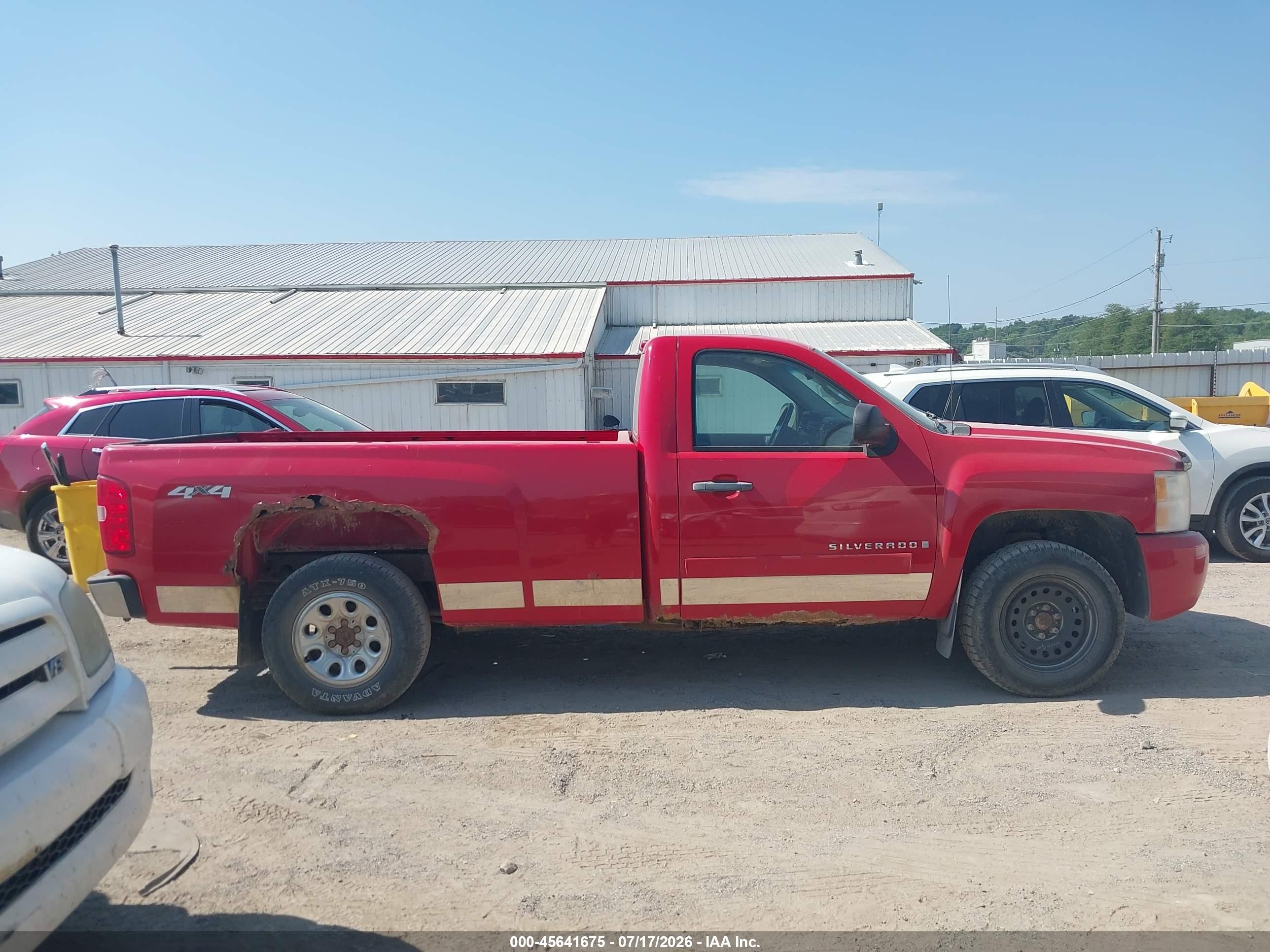2008 Chevrolet Silverado 1500 Lt1 Red vin: 1GCEK14038Z217436