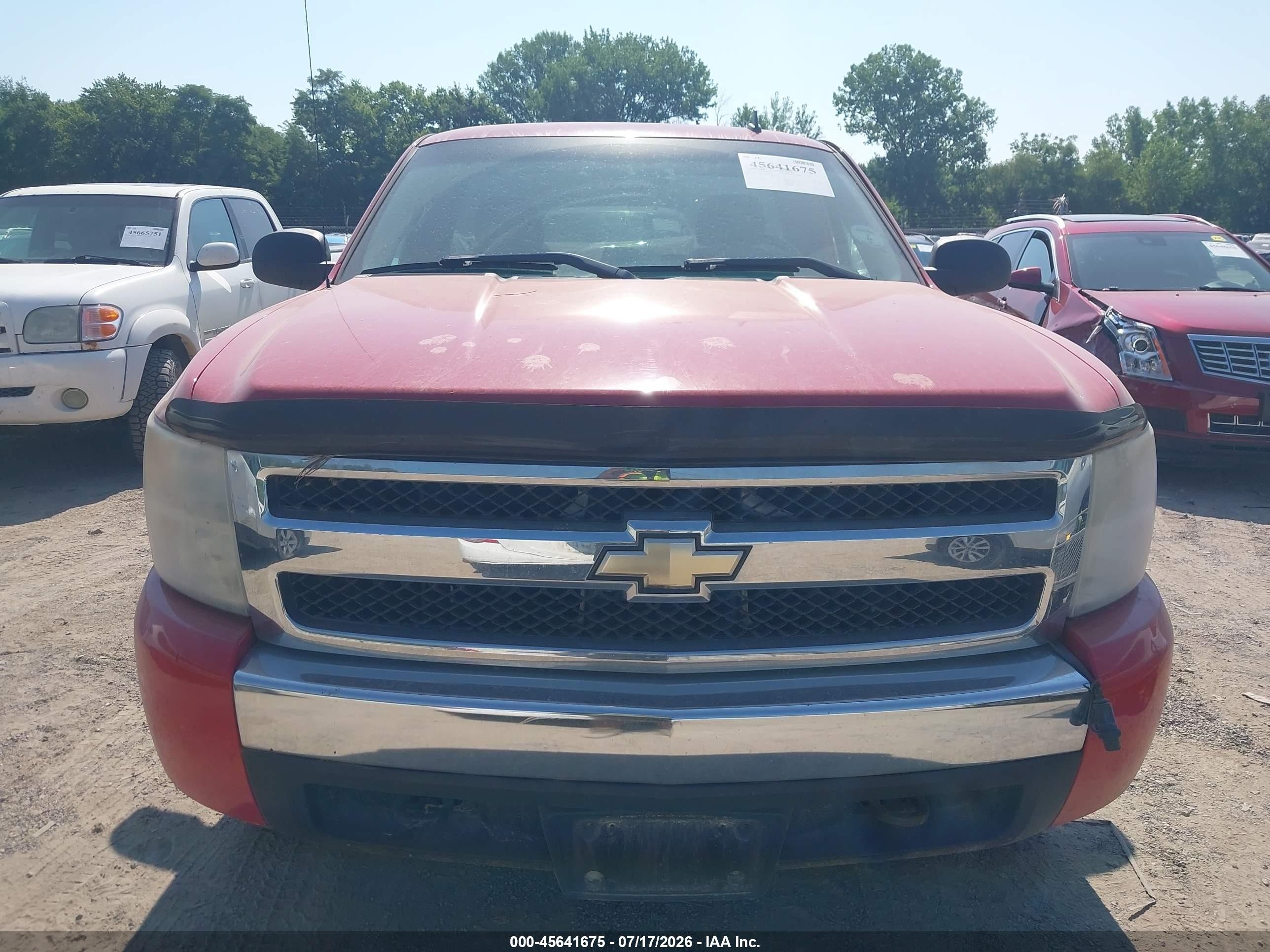 2008 Chevrolet Silverado 1500 Lt1 Red vin: 1GCEK14038Z217436