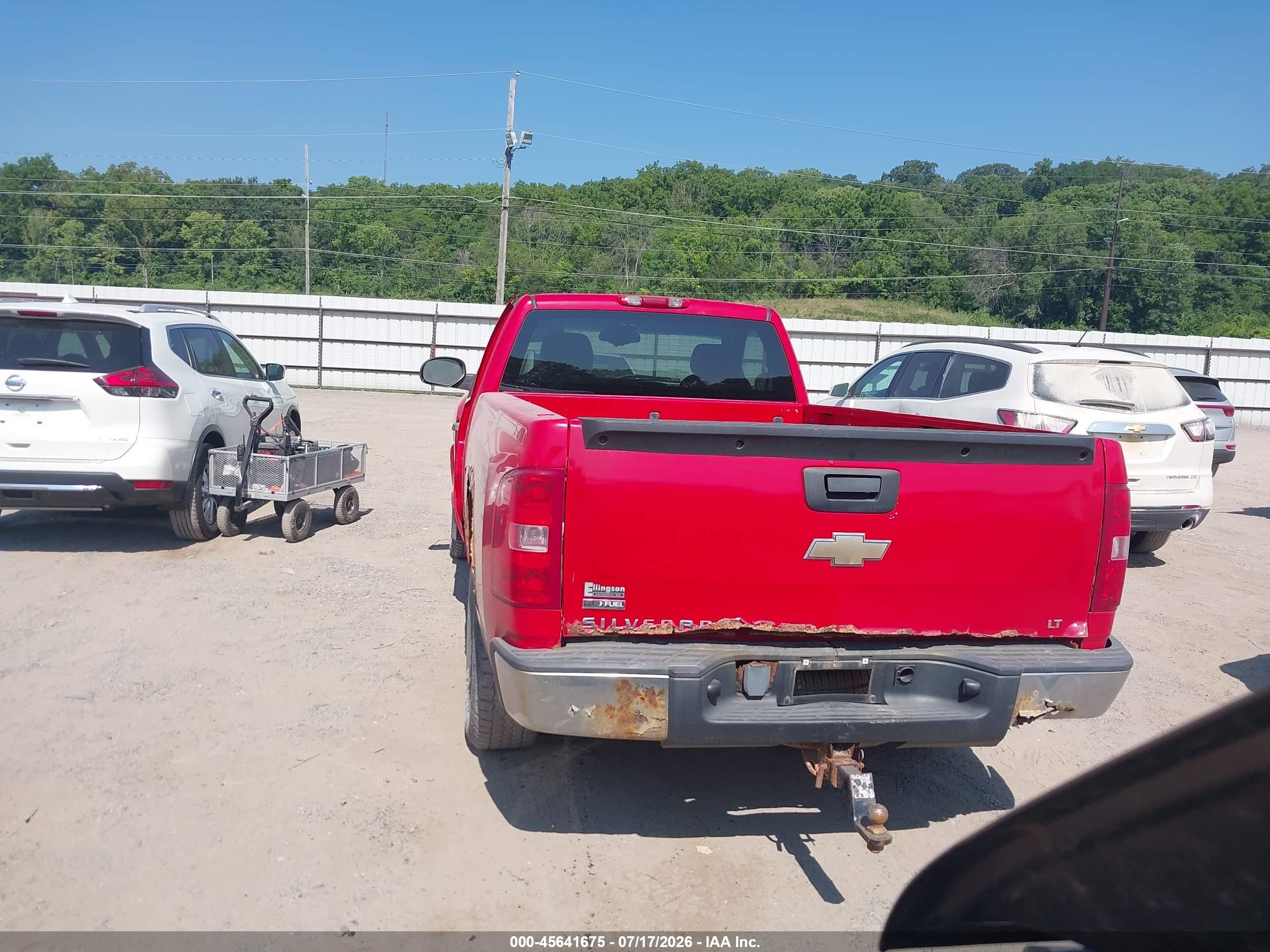 2008 Chevrolet Silverado 1500 Lt1 Red vin: 1GCEK14038Z217436