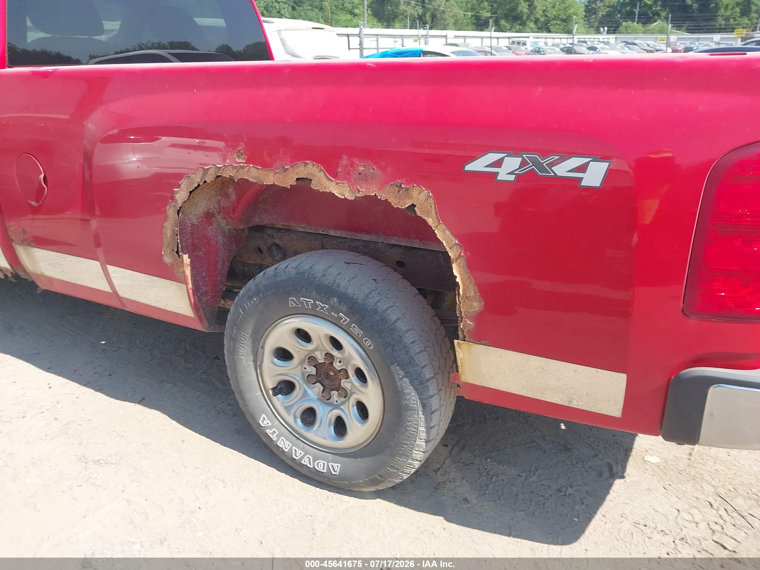 2008 Chevrolet Silverado 1500 Lt1 Red vin: 1GCEK14038Z217436