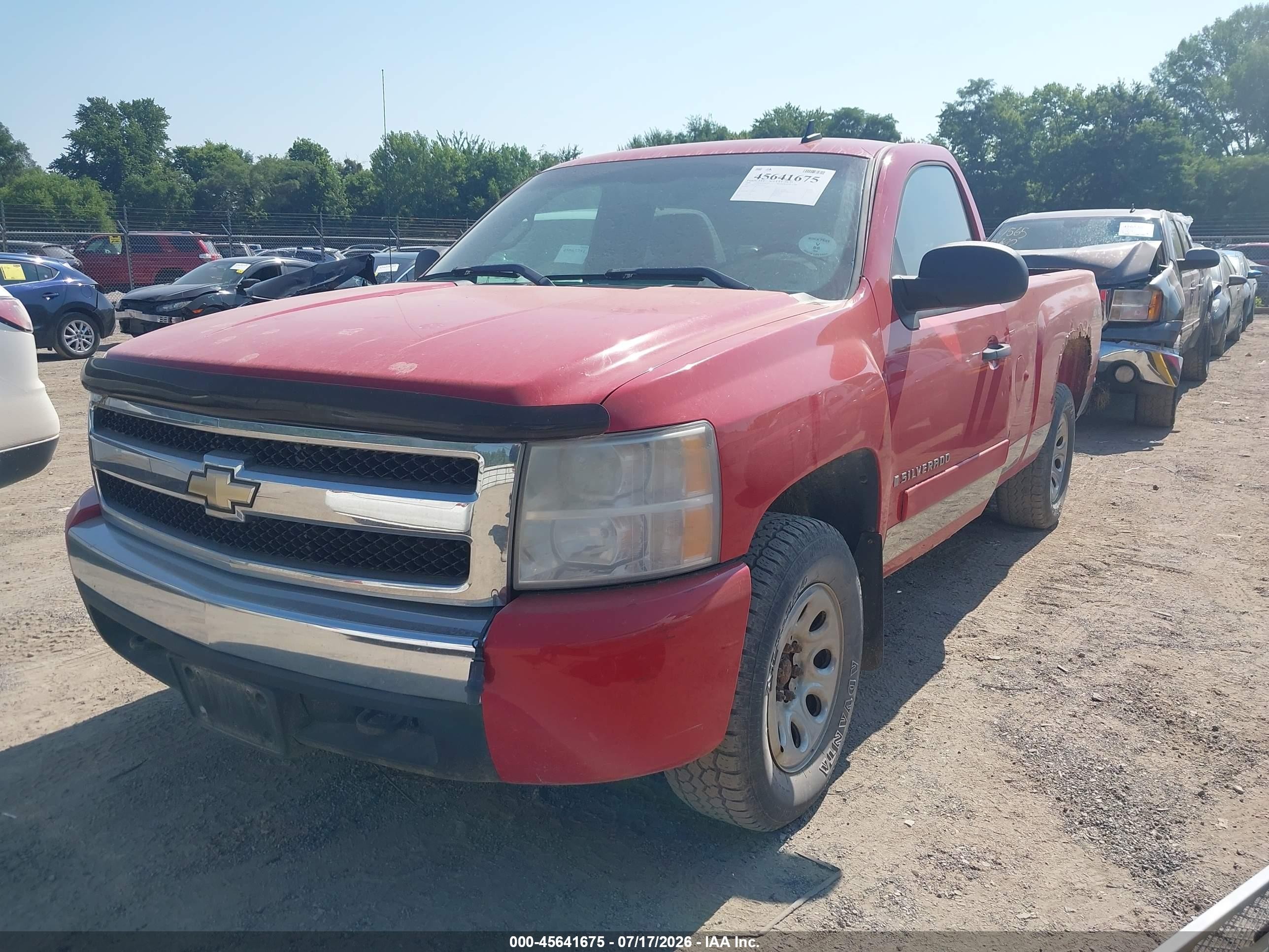 2008 Chevrolet Silverado 1500 Lt1 Red vin: 1GCEK14038Z217436