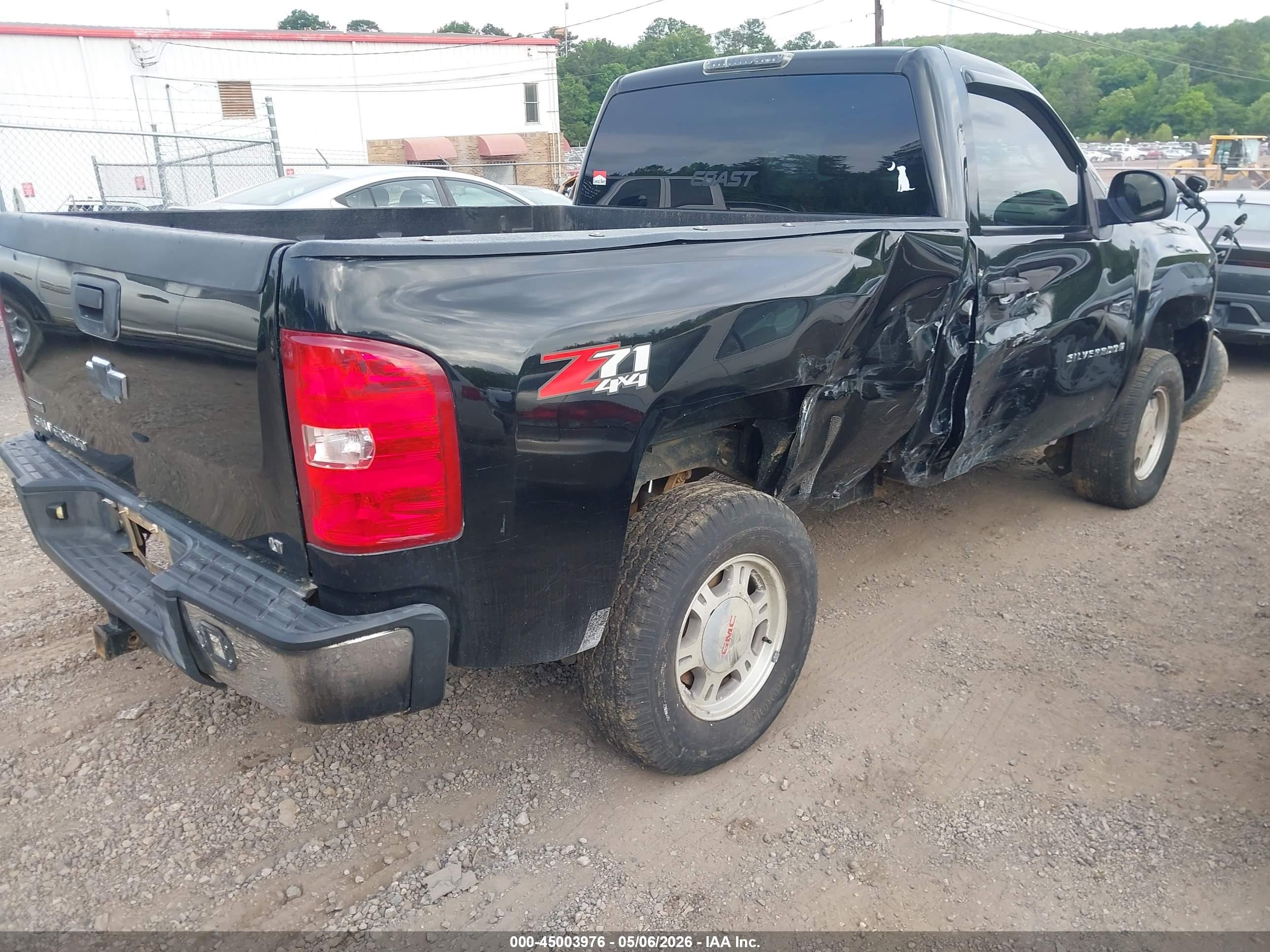 2007 Chevrolet Silverado 1500 Lt1 Black vin: 1GCEK14047Z574056