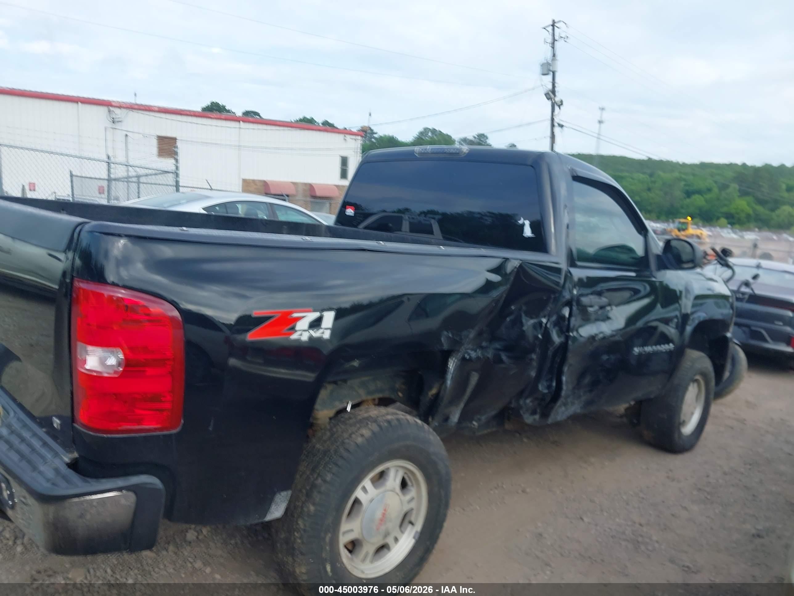 2007 Chevrolet Silverado 1500 Lt1 Black vin: 1GCEK14047Z574056