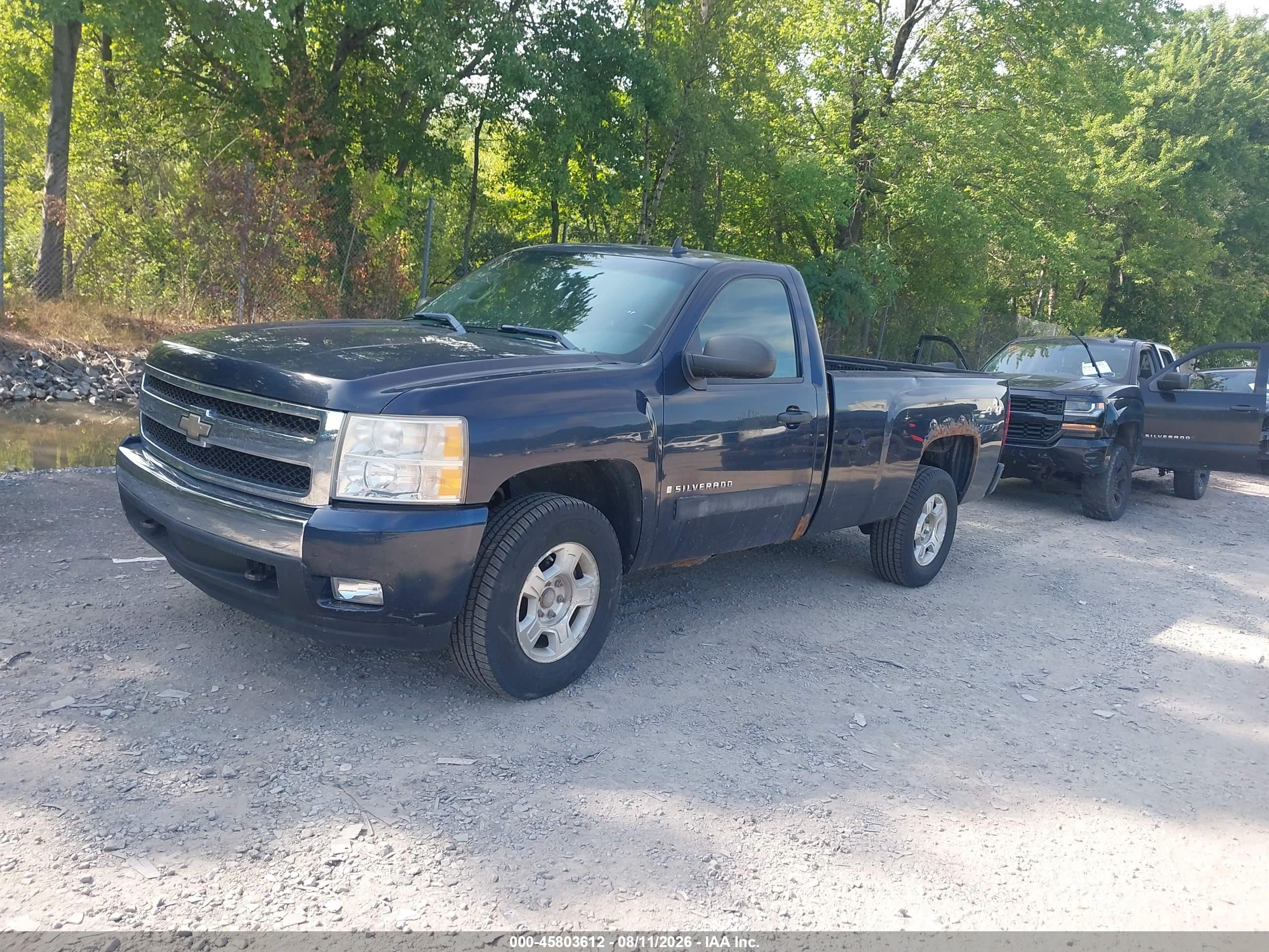 2007 Chevrolet Silverado 1500 Lt1 Синий vin: 1GCEK14057Z649458