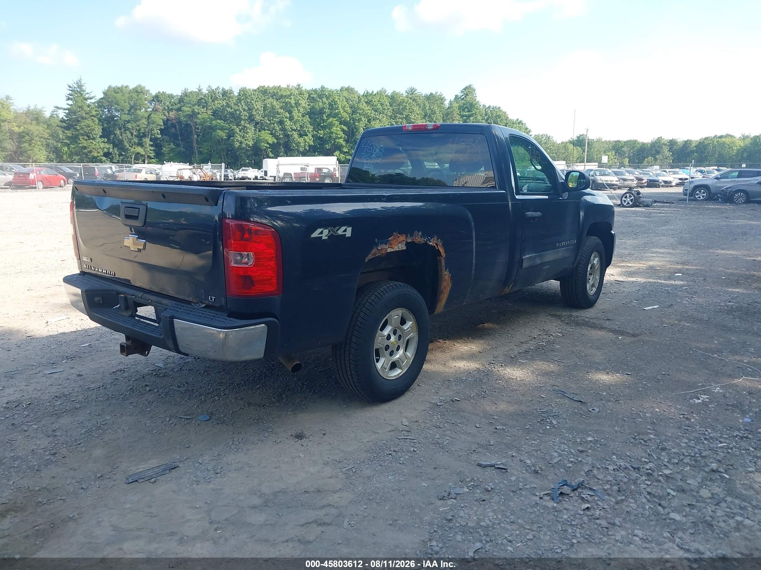 2007 Chevrolet Silverado 1500 Lt1 Синий vin: 1GCEK14057Z649458