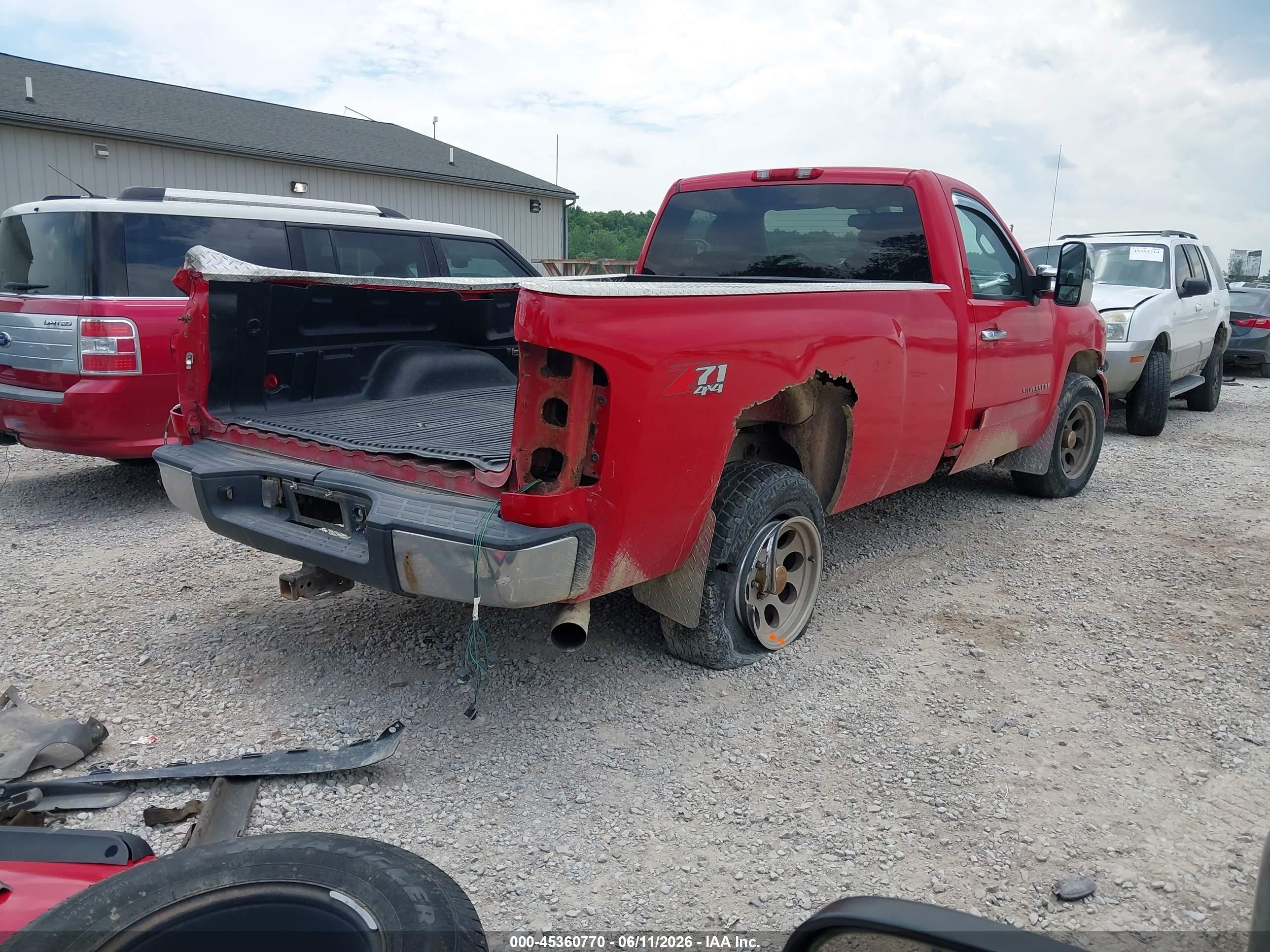 2008 Chevrolet Silverado 1500 Lt1 Красный vin: 1GCEK14058E136929