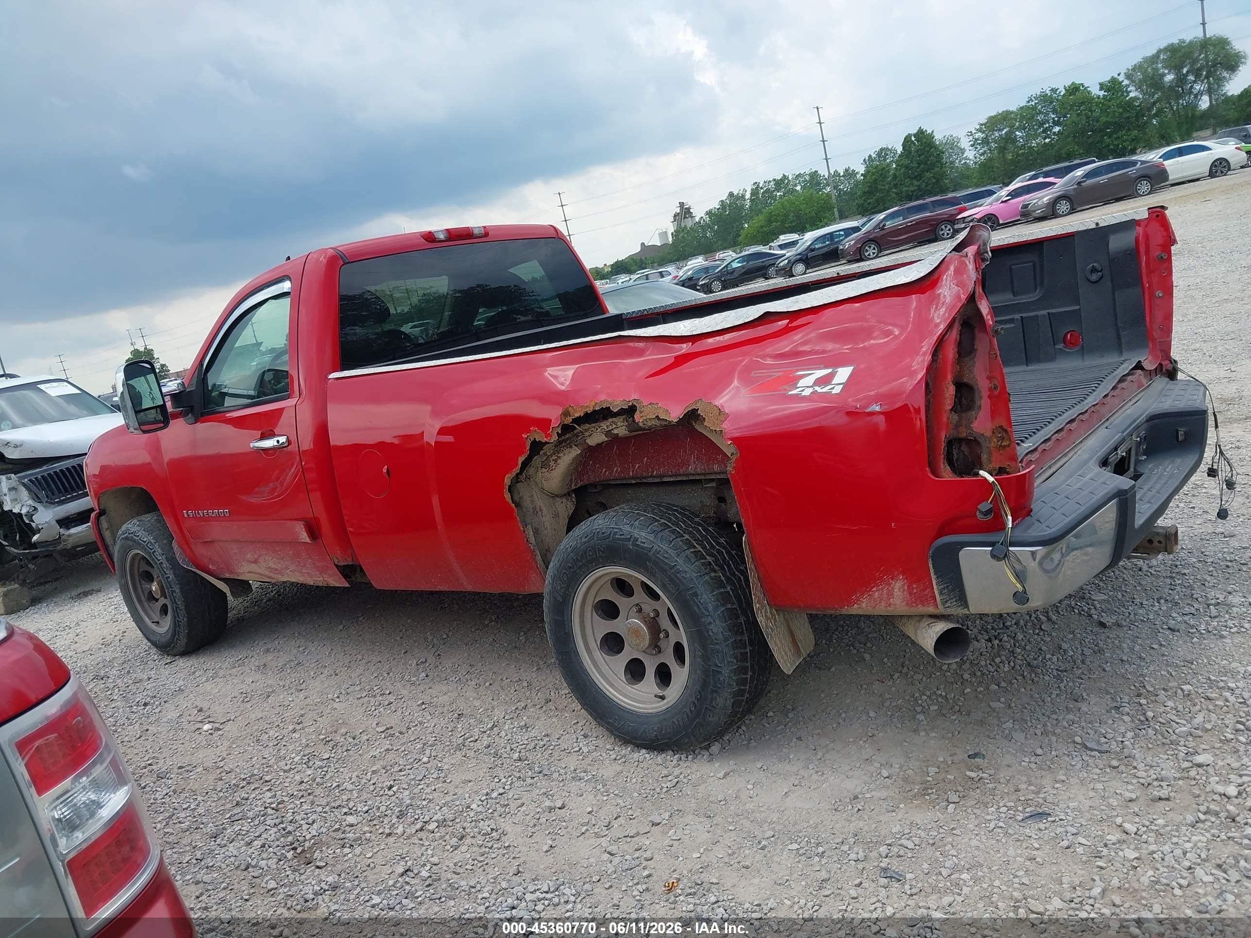 2008 Chevrolet Silverado 1500 Lt1 Красный vin: 1GCEK14058E136929