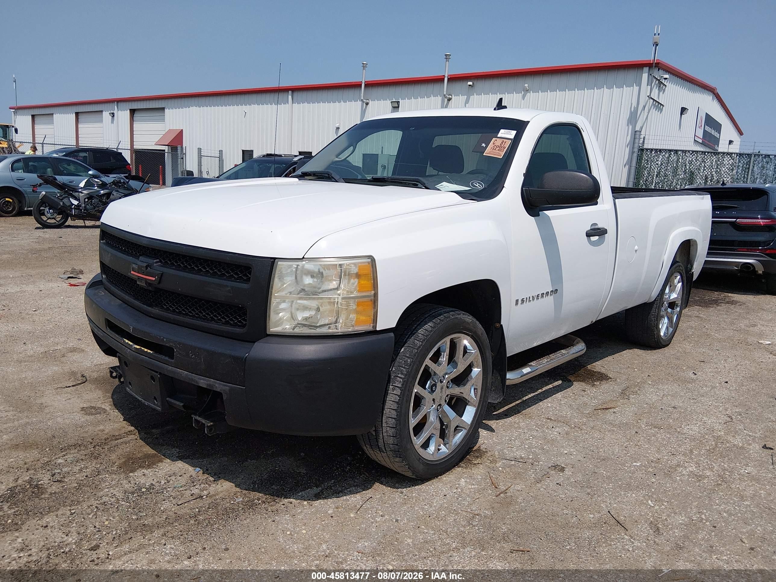 2009 Chevrolet Silverado 1500 Work Truck White vin: 1GCEK14059Z100961