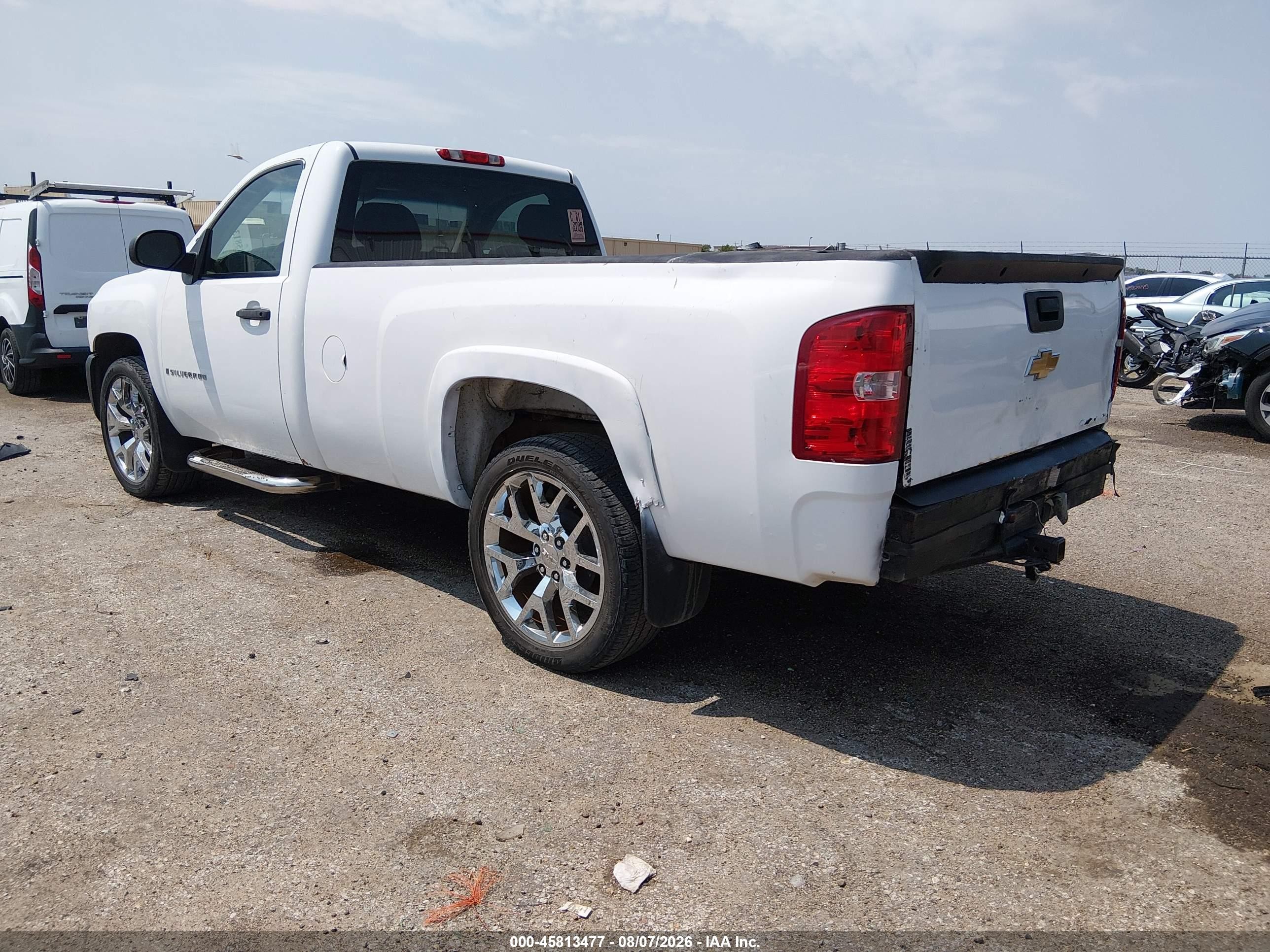 2009 Chevrolet Silverado 1500 Work Truck White vin: 1GCEK14059Z100961