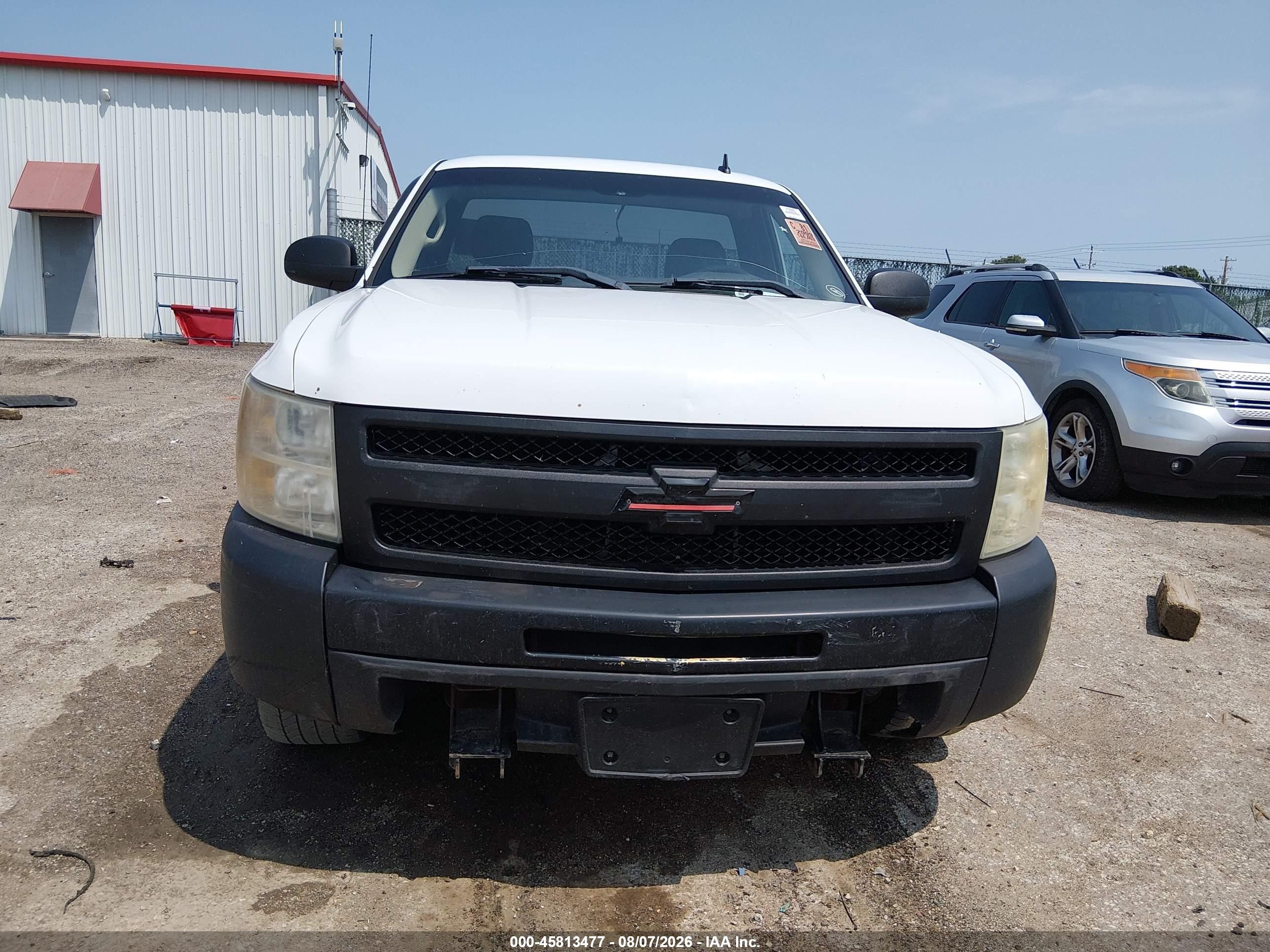 2009 Chevrolet Silverado 1500 Work Truck White vin: 1GCEK14059Z100961