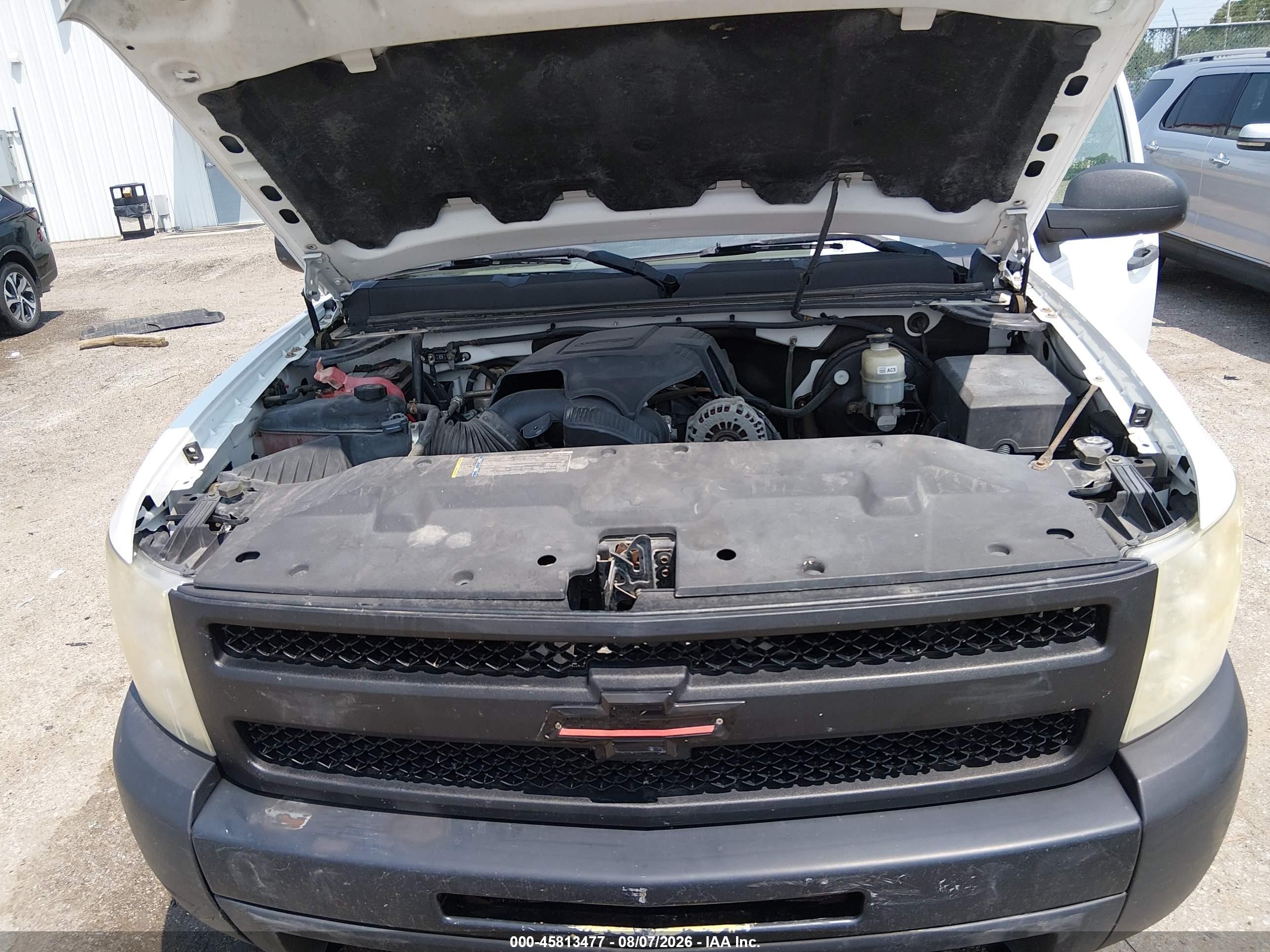 2009 Chevrolet Silverado 1500 Work Truck White vin: 1GCEK14059Z100961