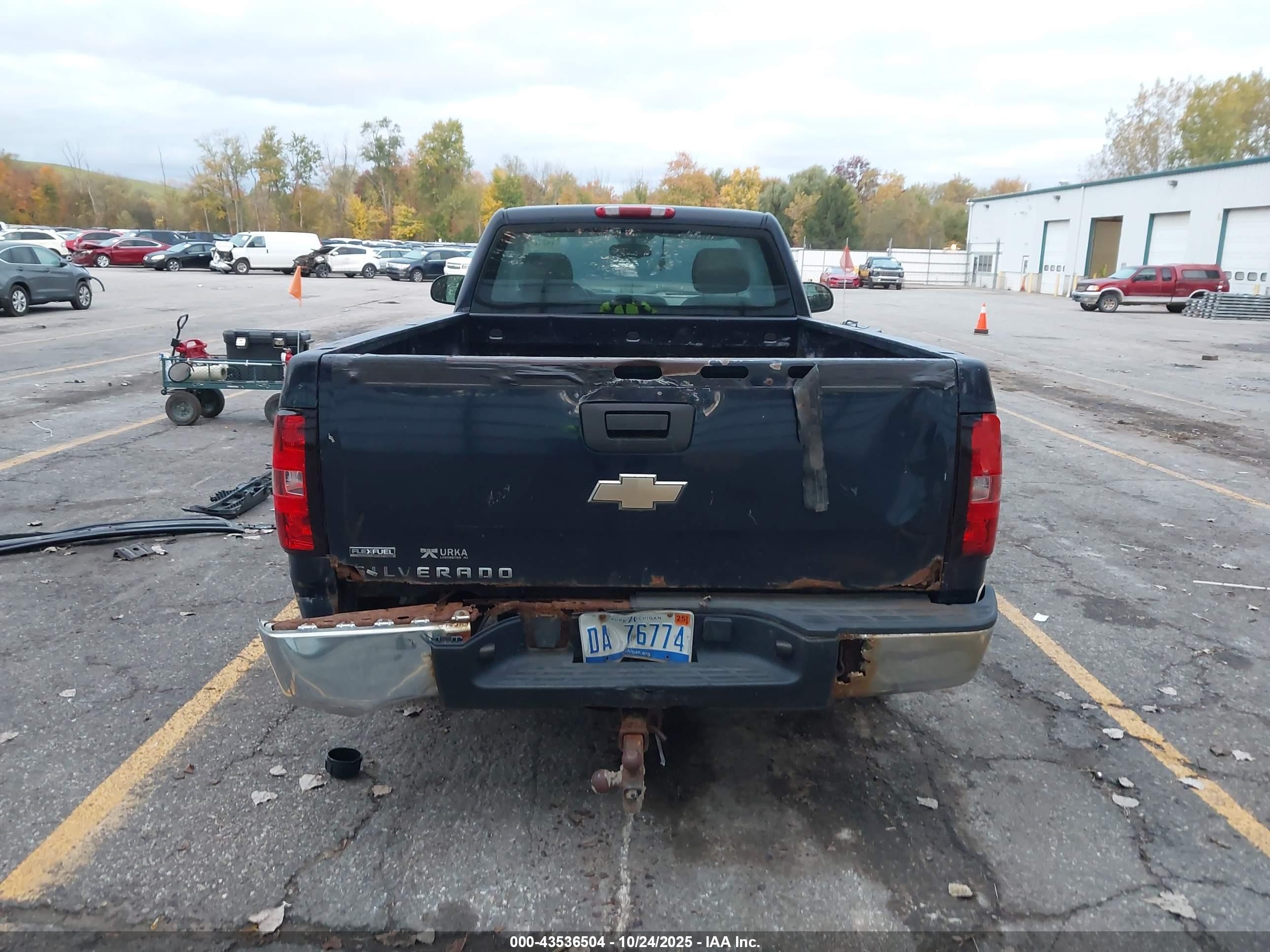 2008 Chevrolet Silverado 1500 Work Truck Dark Blue vin: 1GCEK14078Z238290