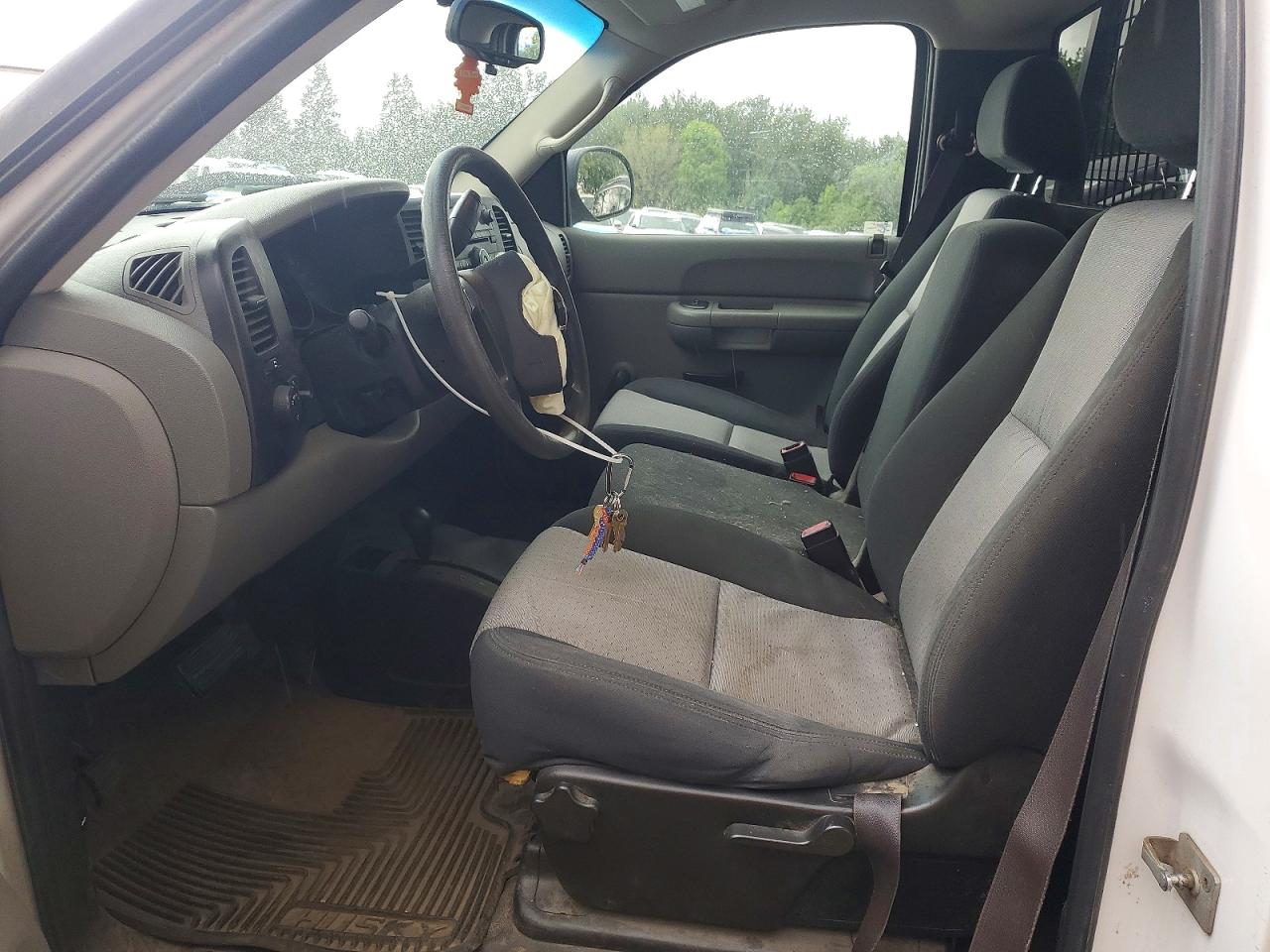 2007 Chevrolet Silverado K1500 White vin: 1GCEK14087Z556529