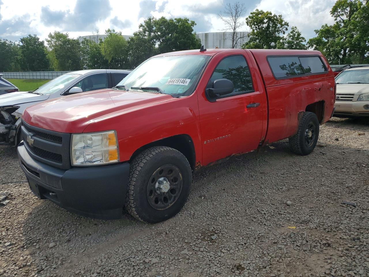 2009 Chevrolet Silverado K1500 Red vin: 1GCEK14089Z186993